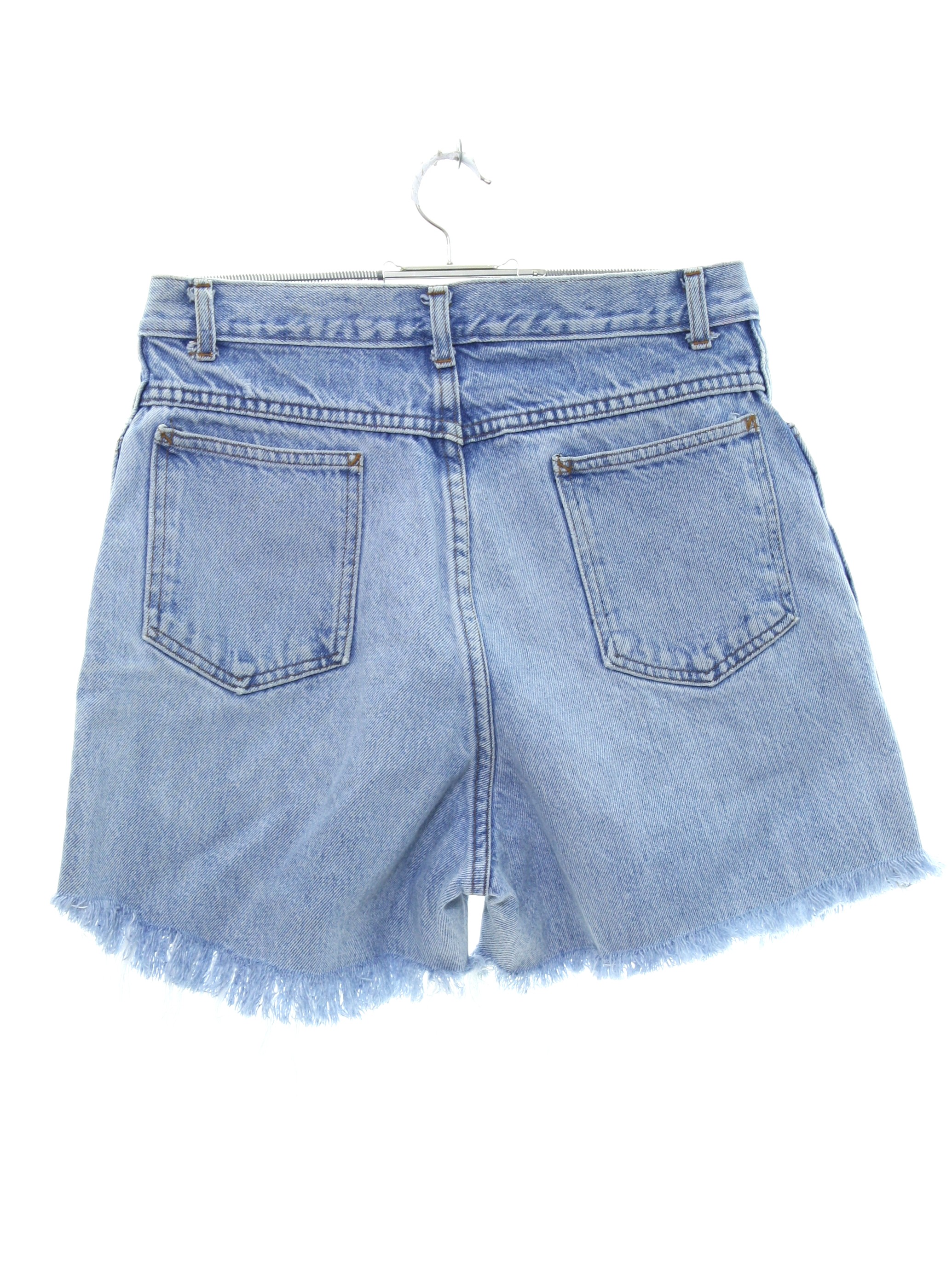 1990's Vintage Bill Blass Shorts: 90s -Bill Blass- Womens blue solid ...