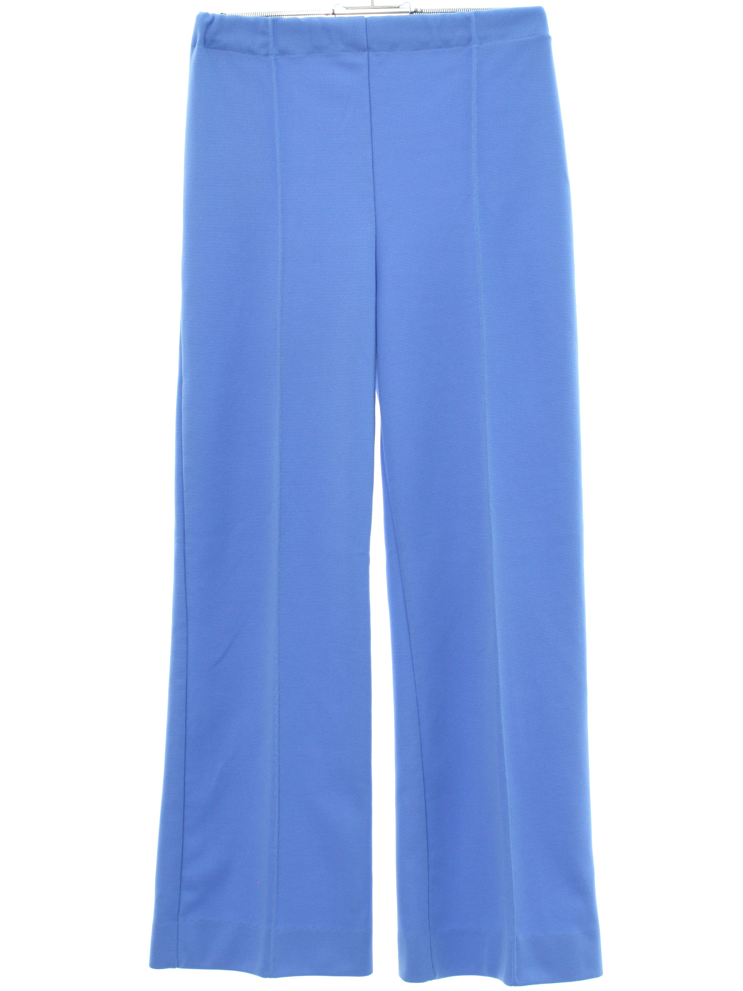 Seventies Missing Label Pants: 70s -Missing Label- Womens periwinkle ...