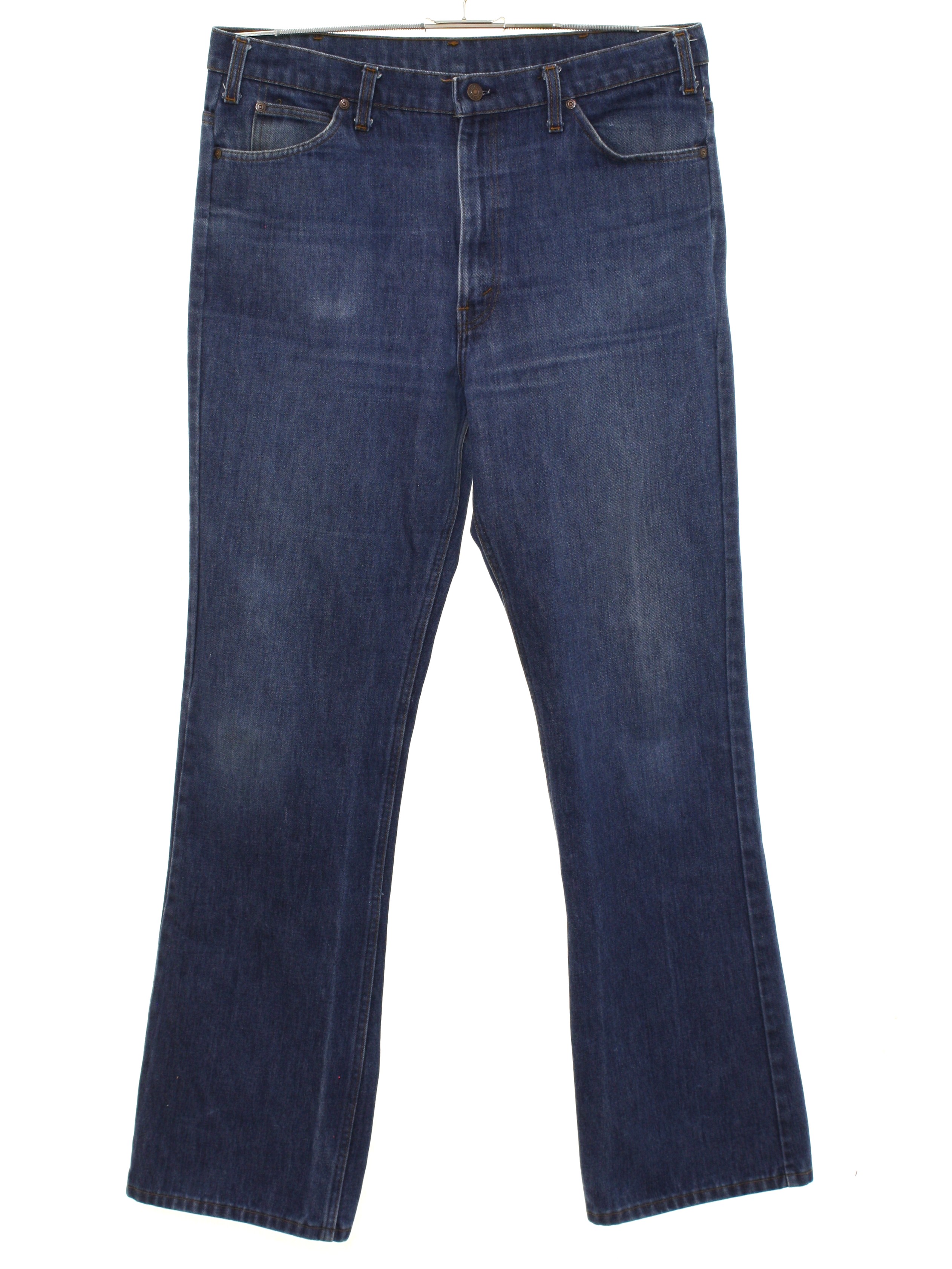 Vintage 70s Flared Pants / Flares: 70s -Plain Pockets- Mens slightly ...