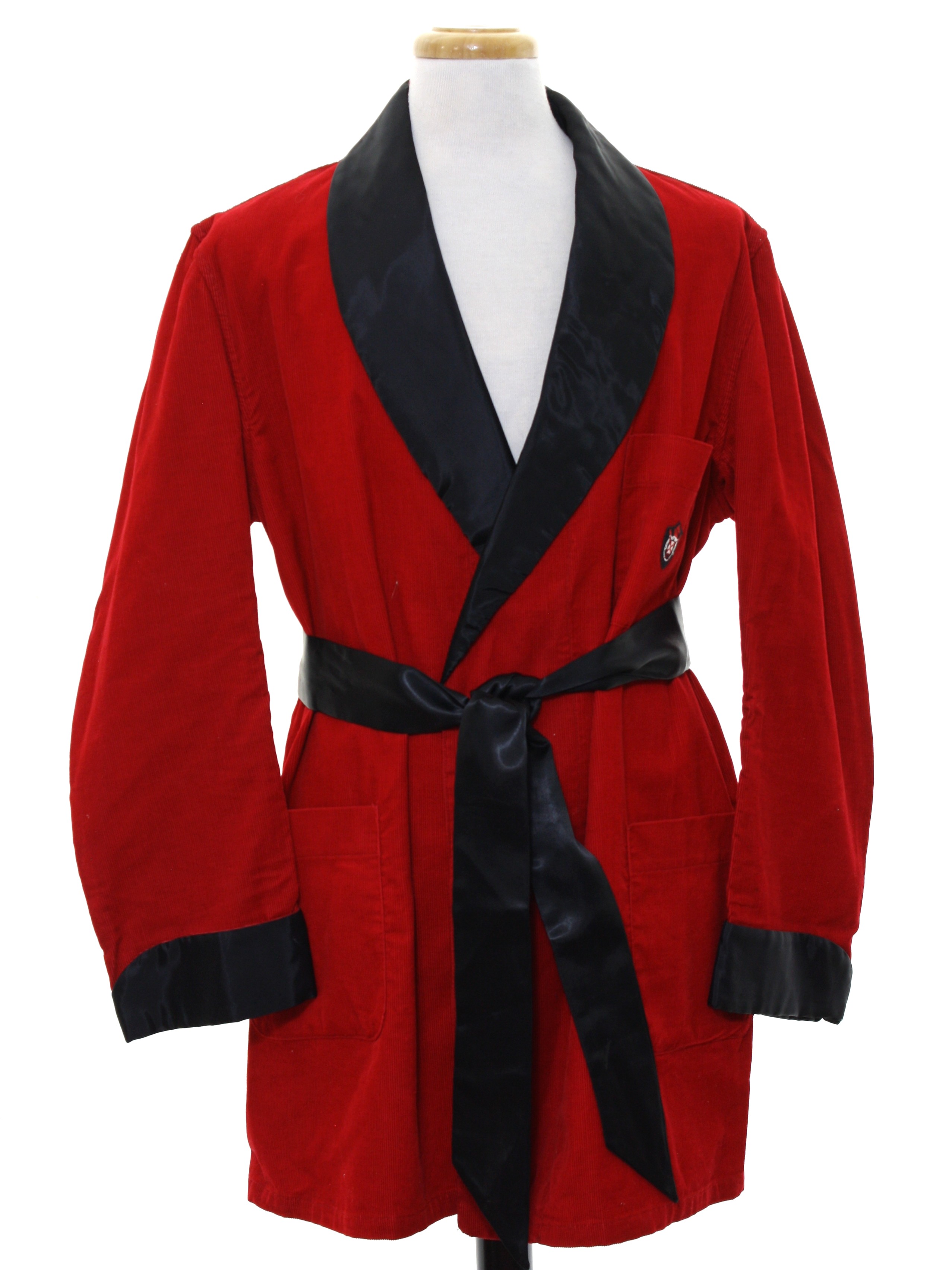 Retro 60's Jacket: 60s -Roytex- Mens red cotton pinwale corduroy and ...