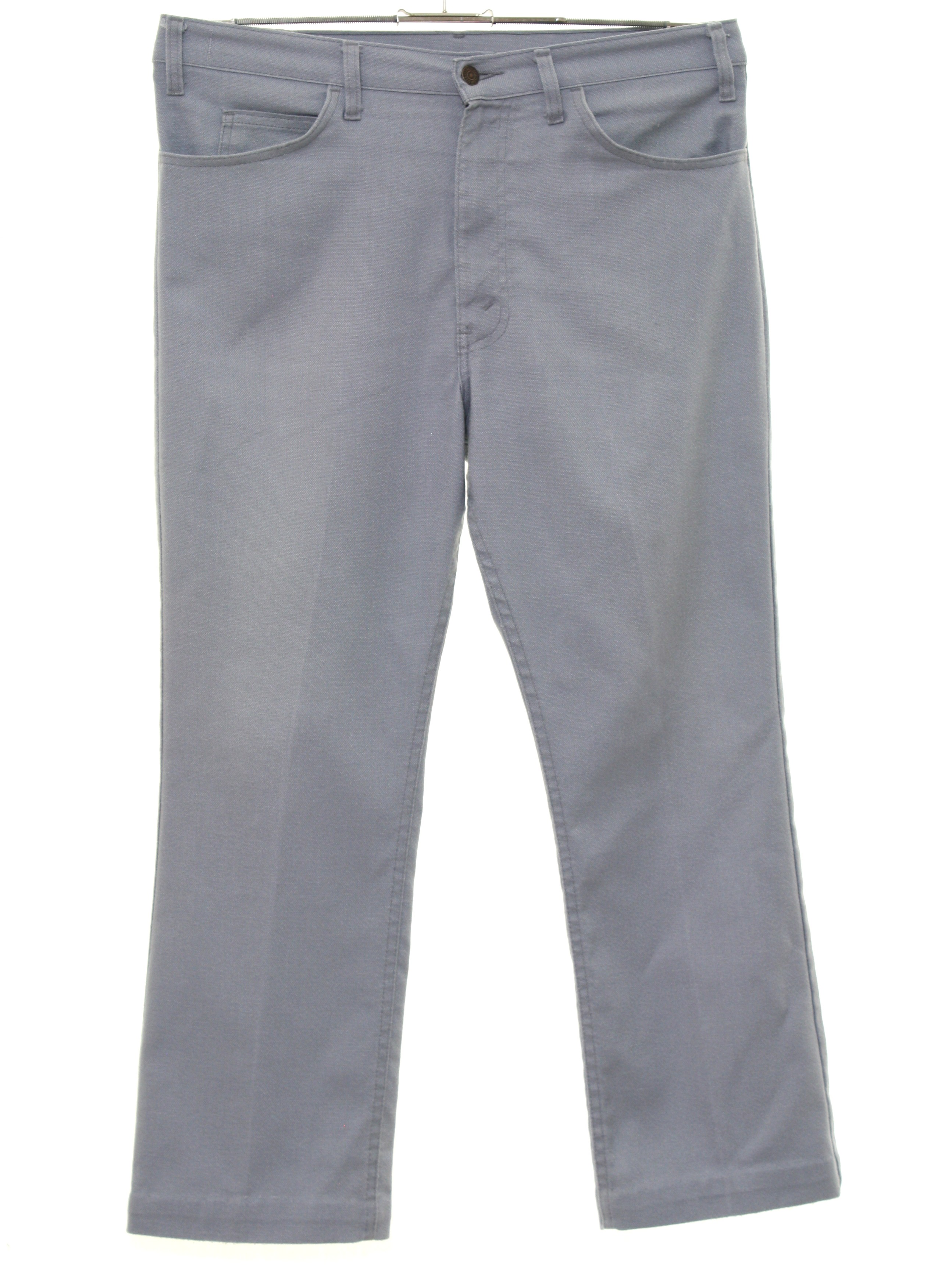 1970's Vintage Levis Pants: 70s -Levis- Mens dove grey solid colored ...