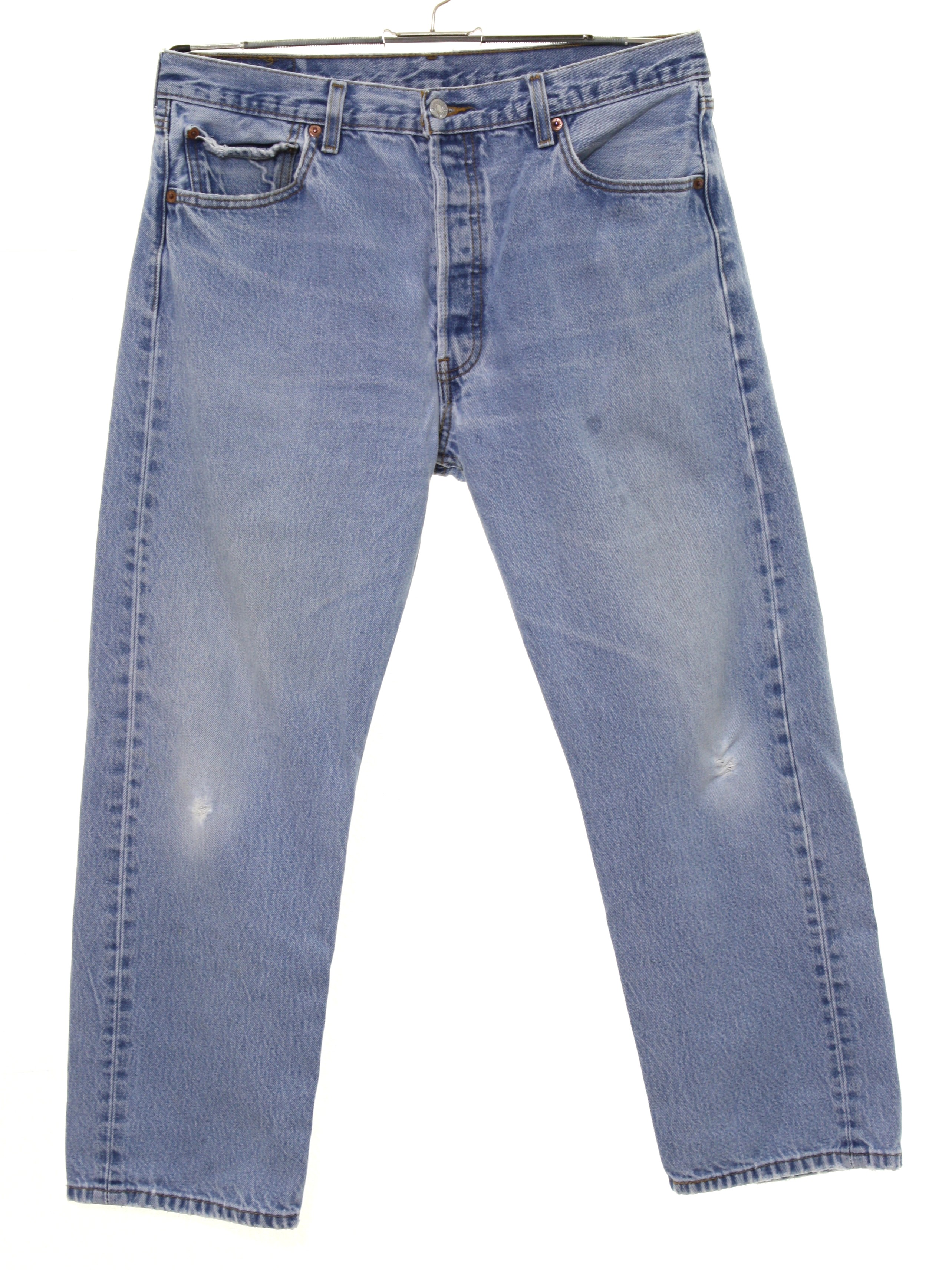 1990's Vintage Levis 501 Pants: Early 90s -Levis 501- Mens heavily ...