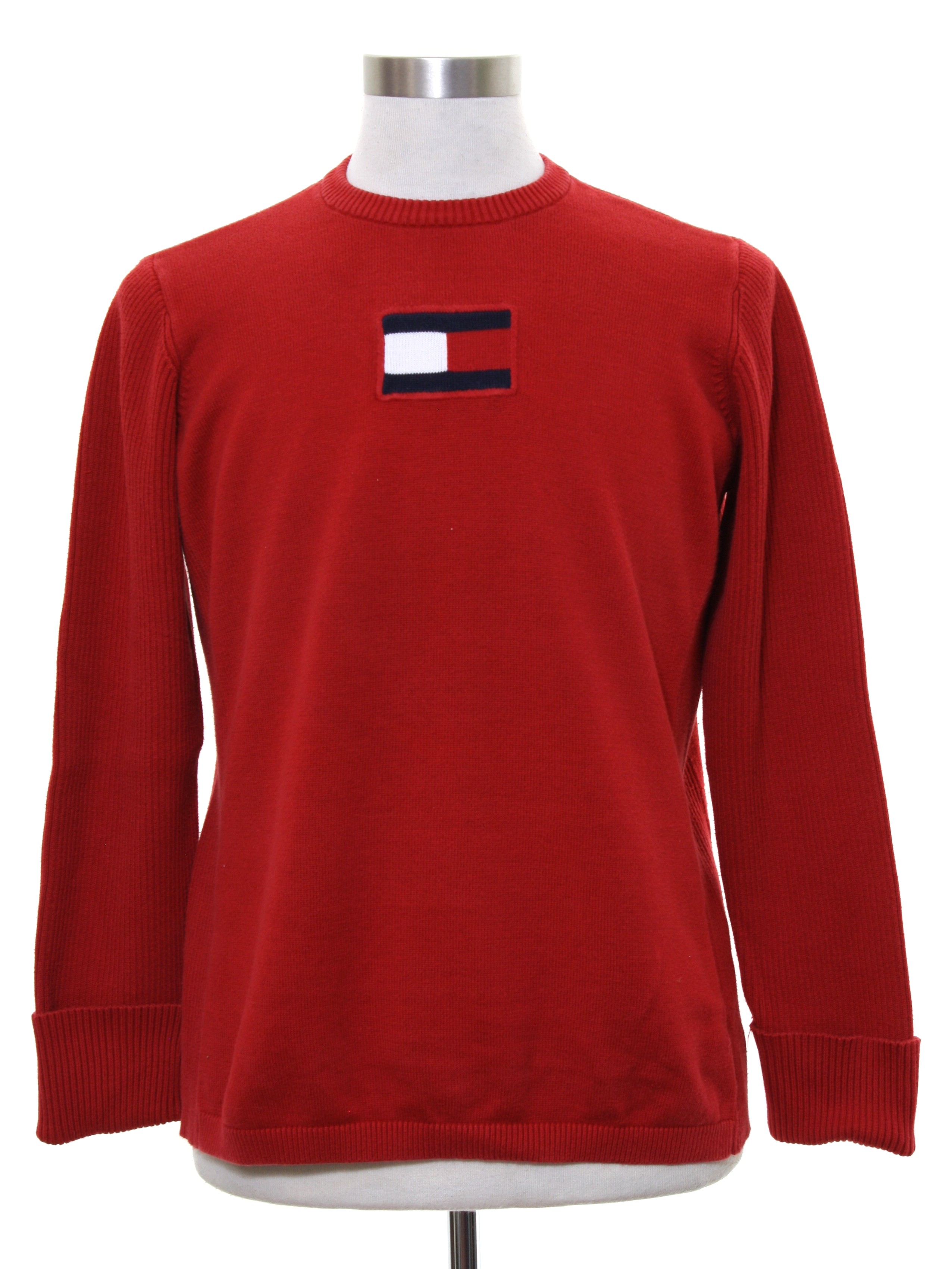 Tommy Hilfiger 90's Vintage Sweater: 90s -Tommy Hilfiger- Womens ...