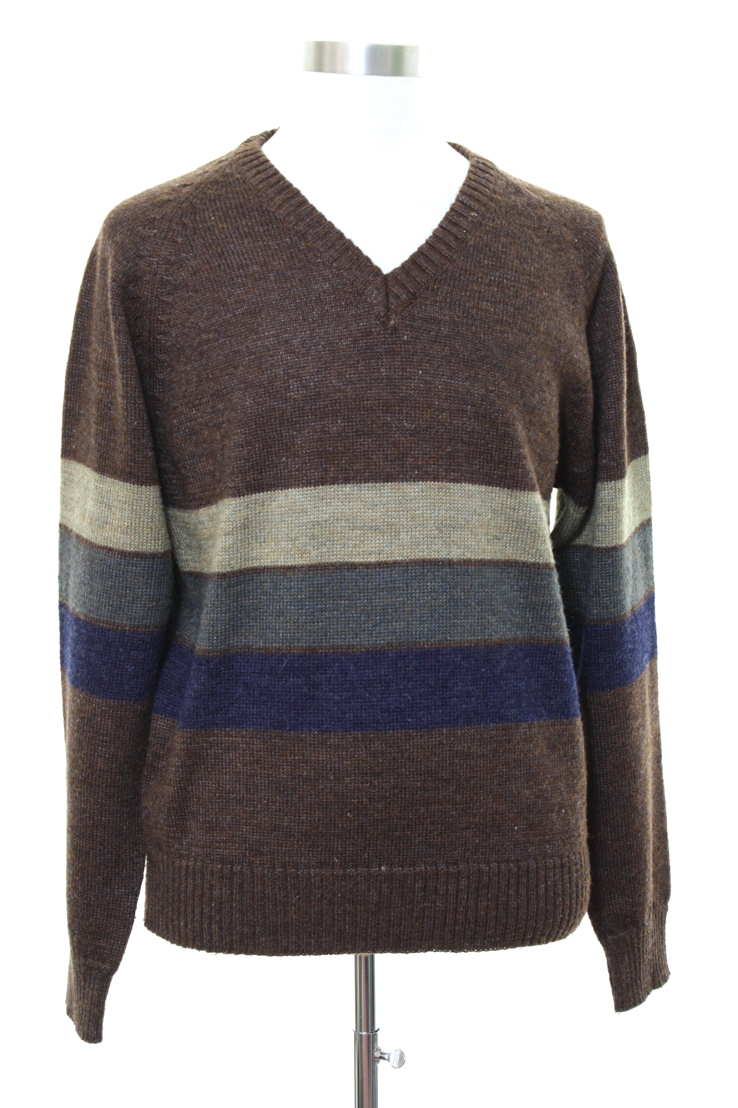 Retro 80's Sweater: Late 80s or Early 90s -Puritan- Mens heathered dark ...