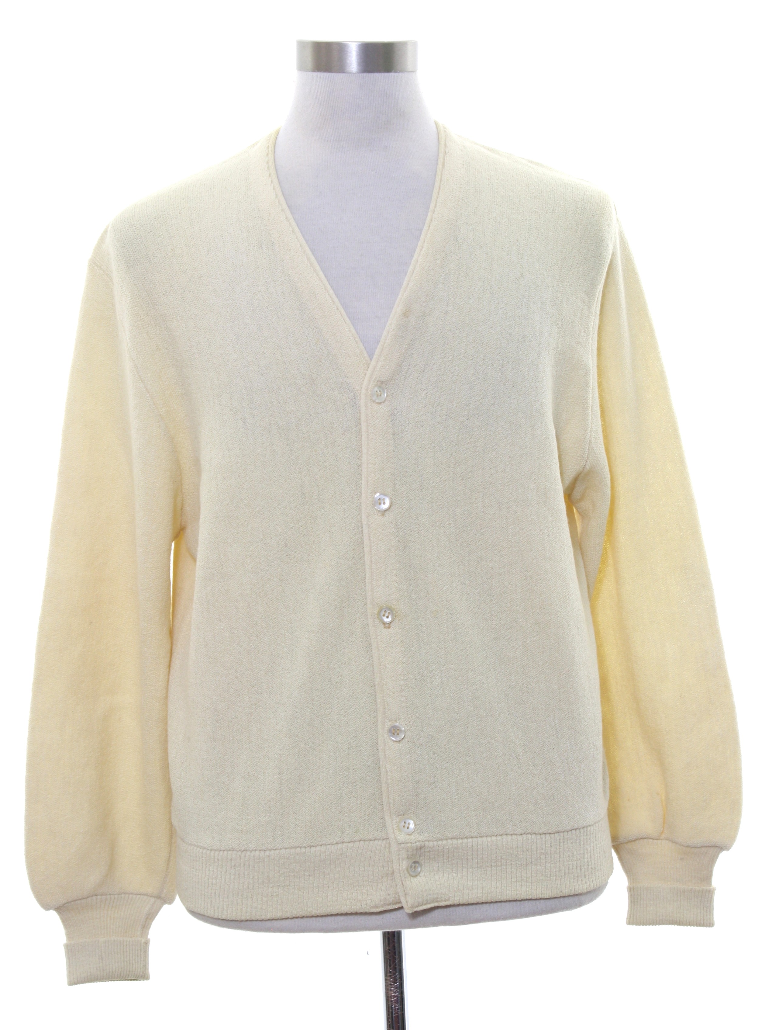 60s Caridgan Sweater (Arnold Palmer): 60s style (made in late 70s or ...