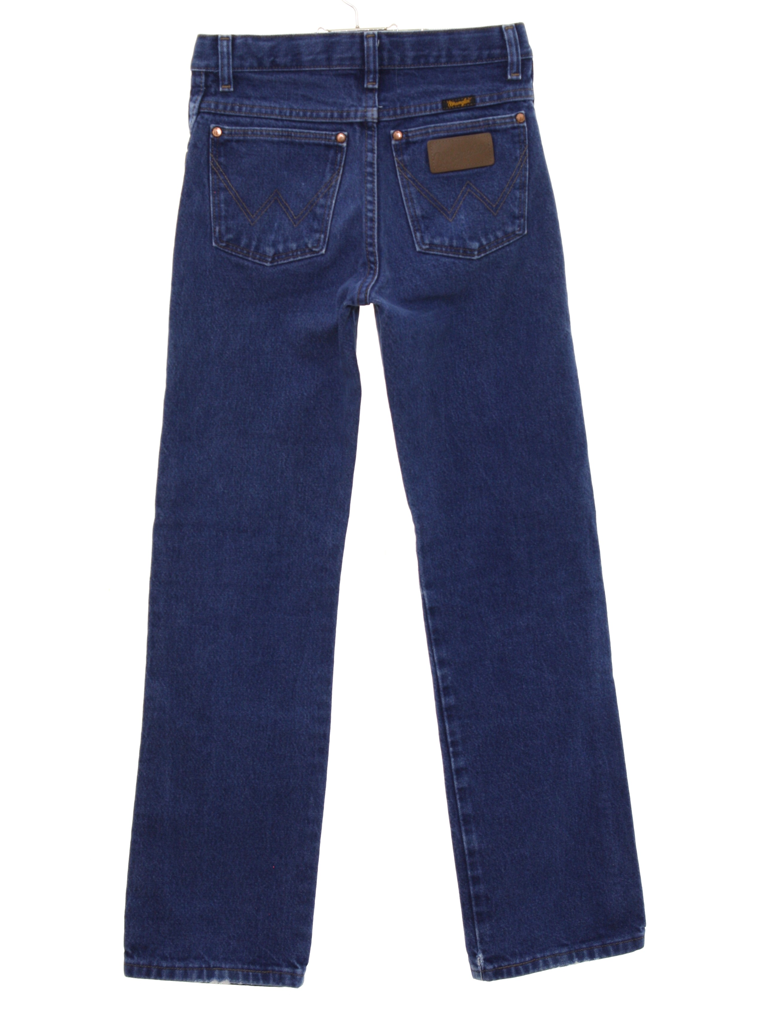 Wrangler 90's Vintage Pants: 90s -Wrangler- Womens/Girls dark blue wash ...