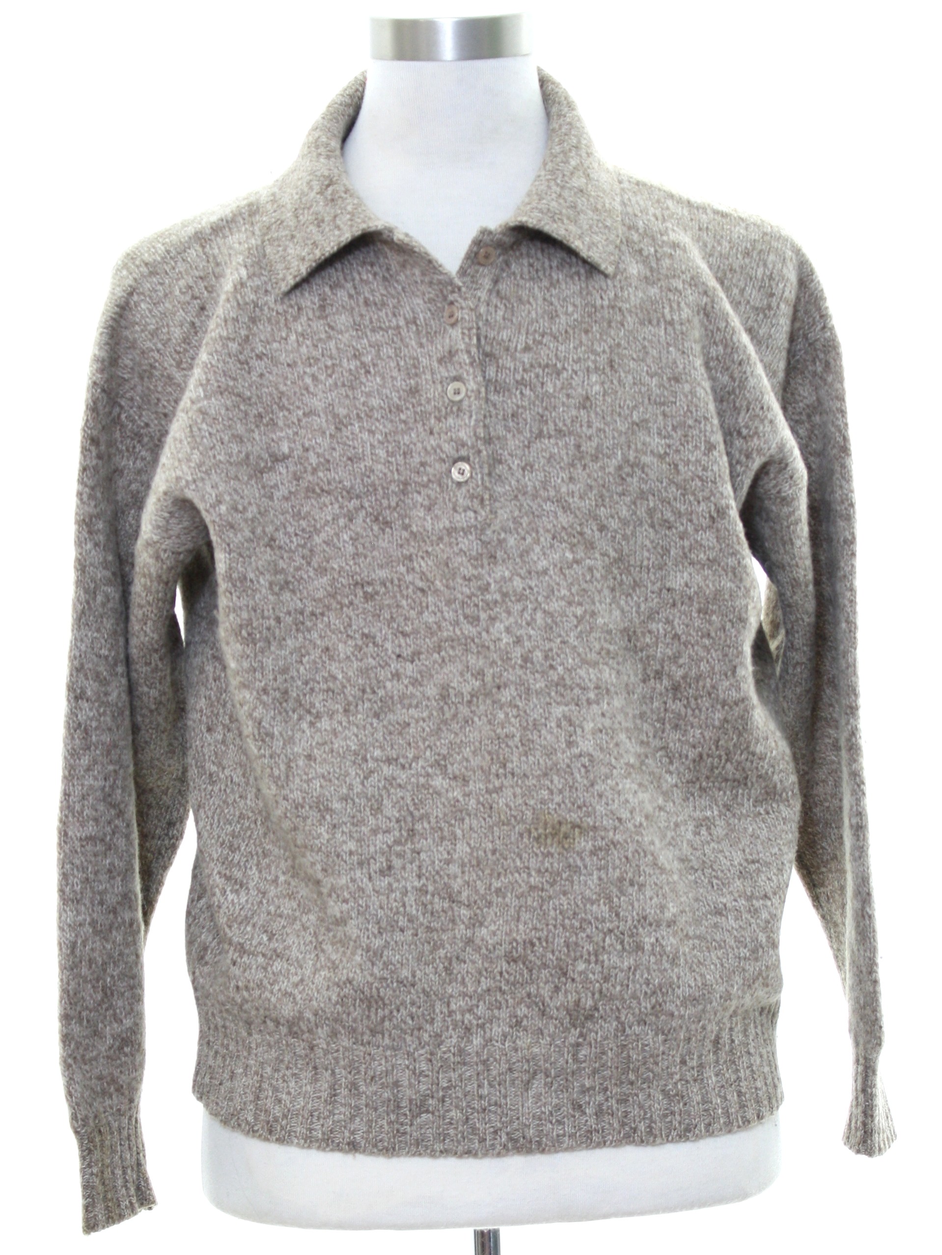 Retro 1980's Sweater (Mc George) : Late 80s -Mc George- Mens heathered ...