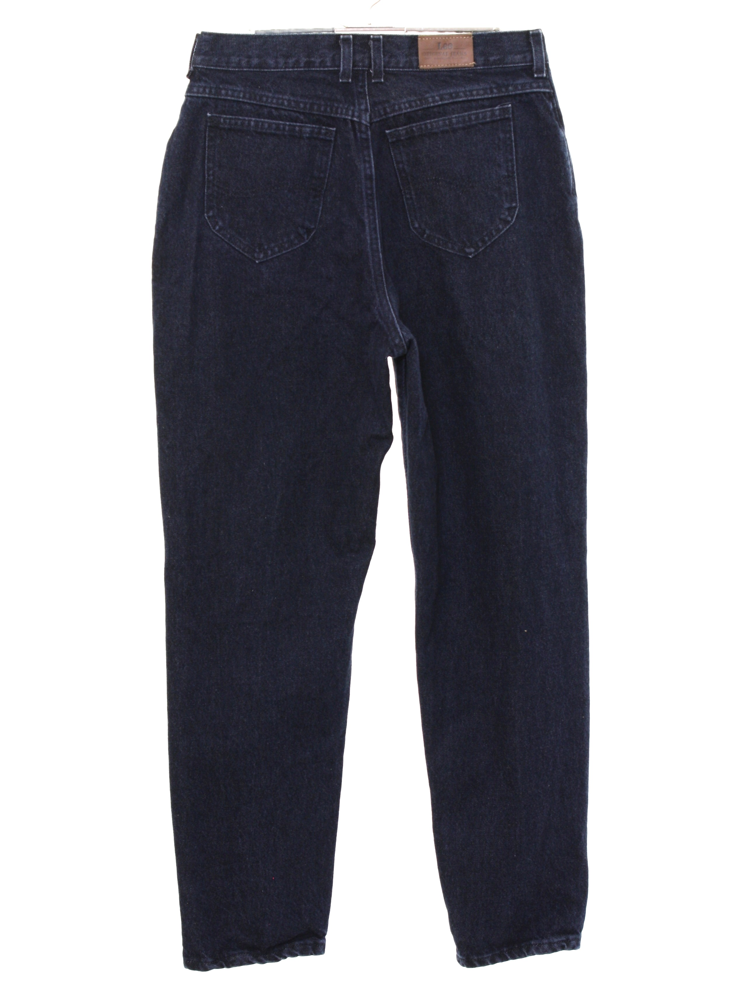 Nineties Vintage Pants: Late 90s -Lee Original Jeans- Womens black ...