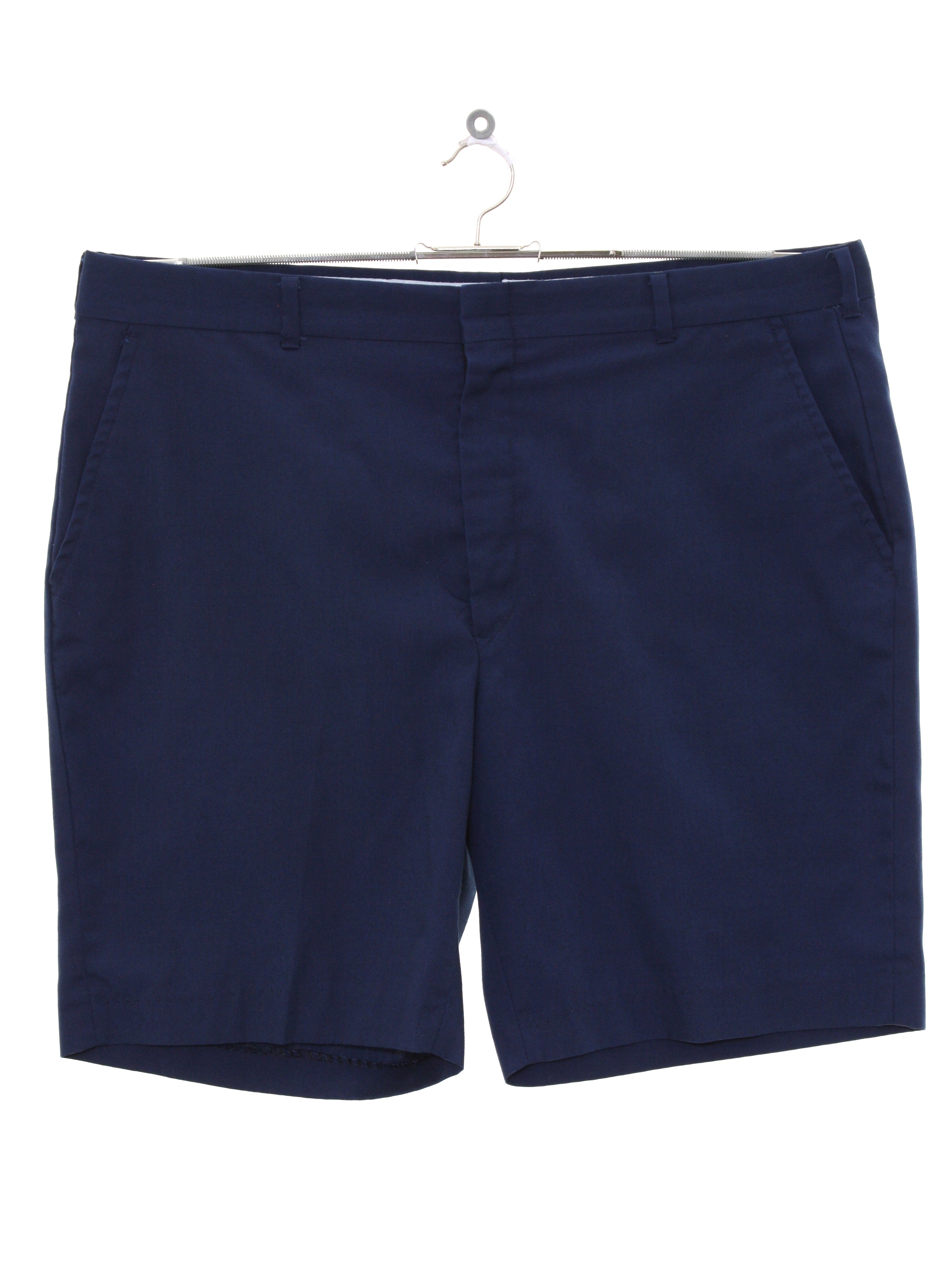 1980's Vintage JC Penney Shorts: 80s -JC Penney- Mens navy blue ...