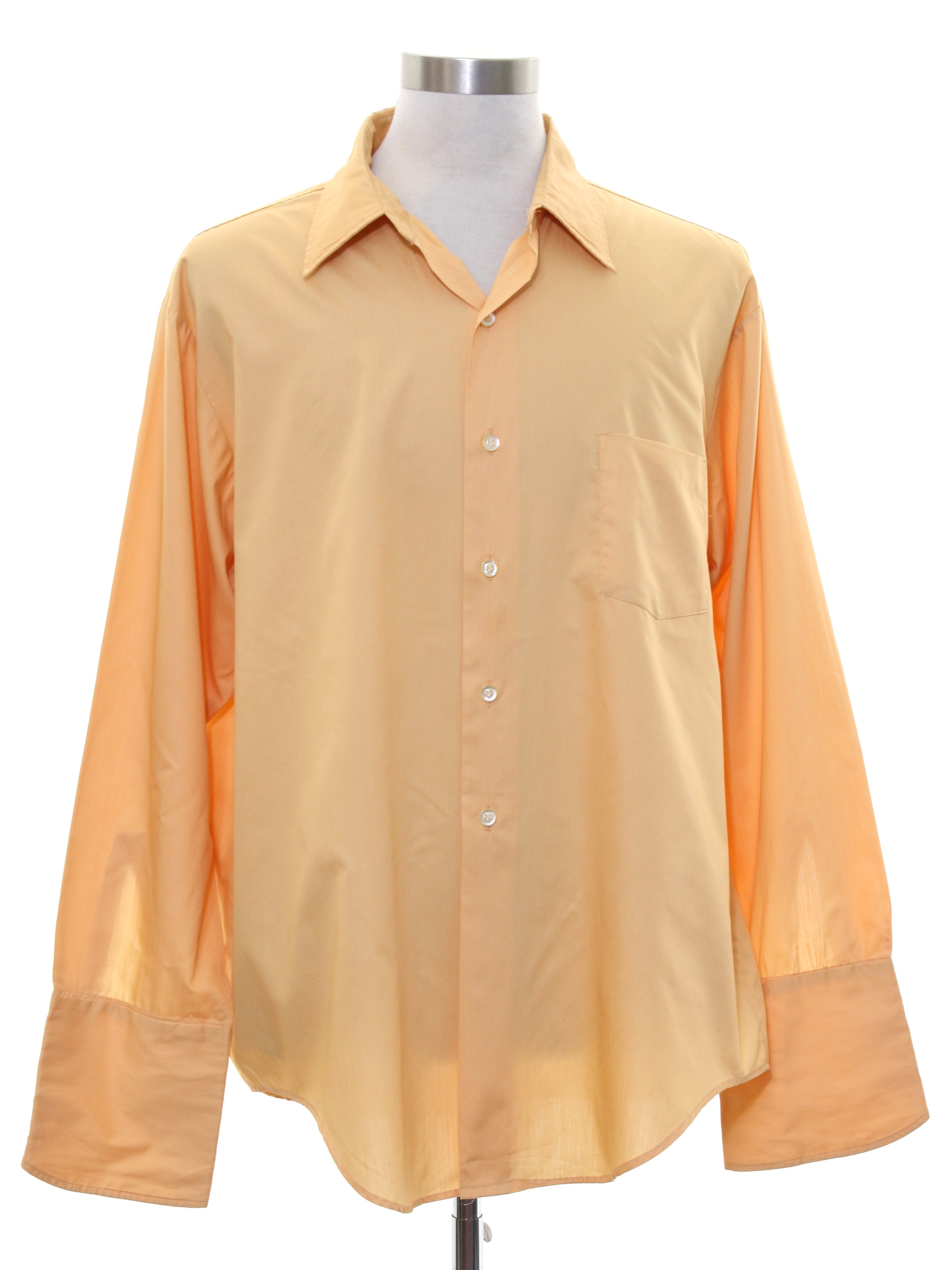Retro Sixties Shirt: 60s -JcPenney- Mens peach background dacron ...