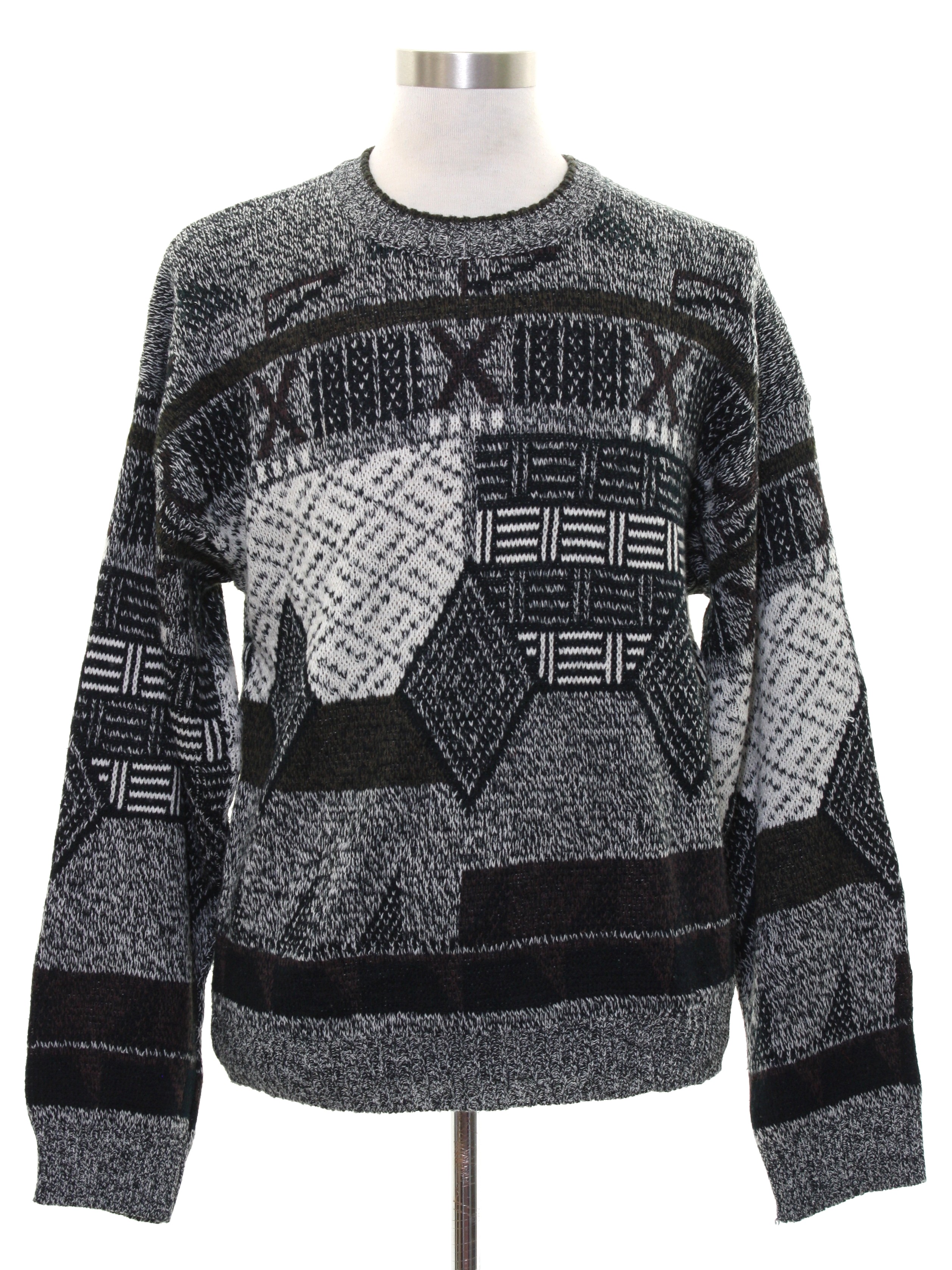 Retro 80s Sweater (Expressions) : 80s -Expressions- Mens abstract ...