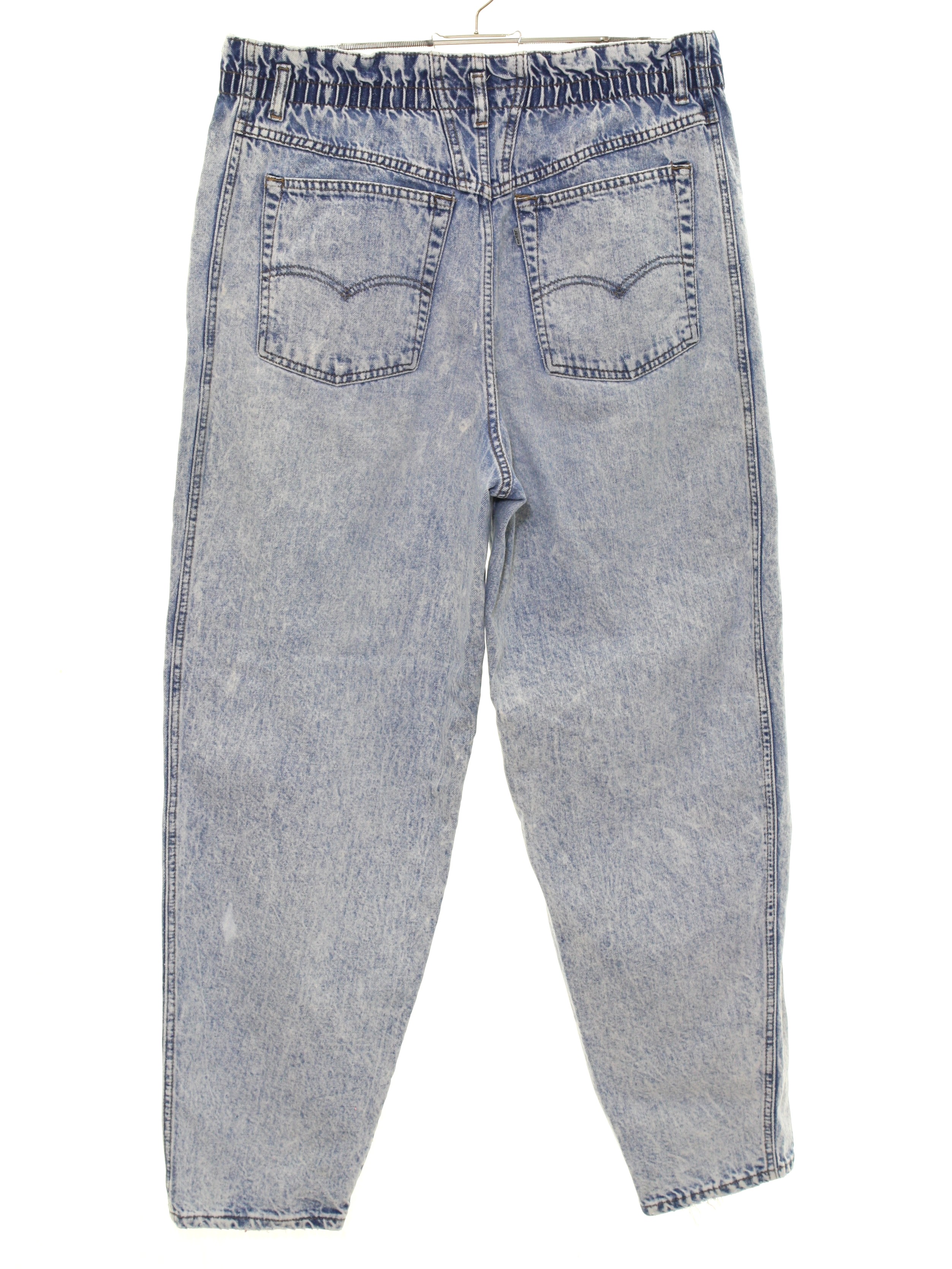 Retro 1980s Pants: 80s -Levis- Womens stone washed slightly faded and ...