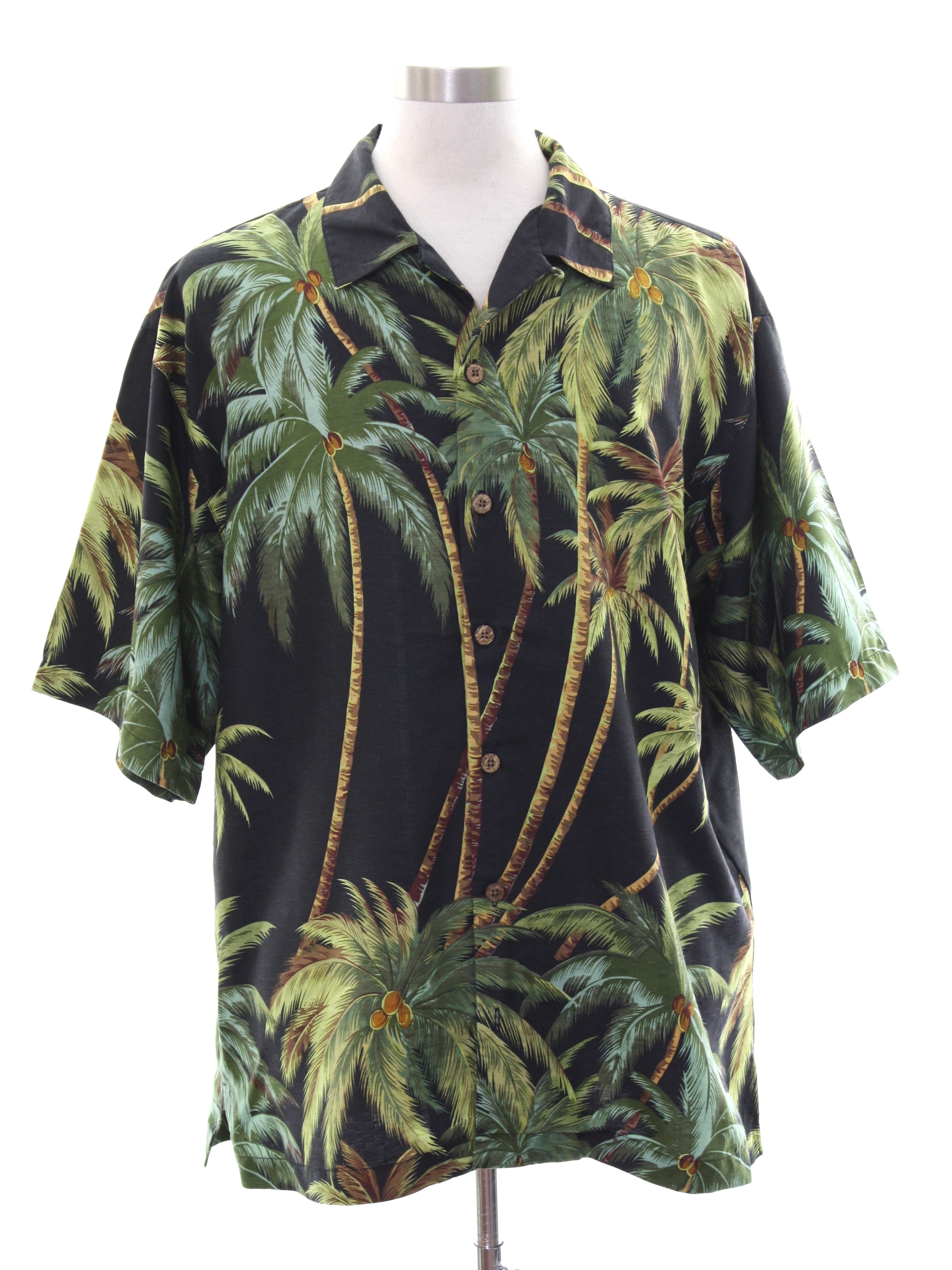 Retro 1990's Hawaiian Shirt (Tommy Bahama) : 90s -Tommy Bahama- Mens ...