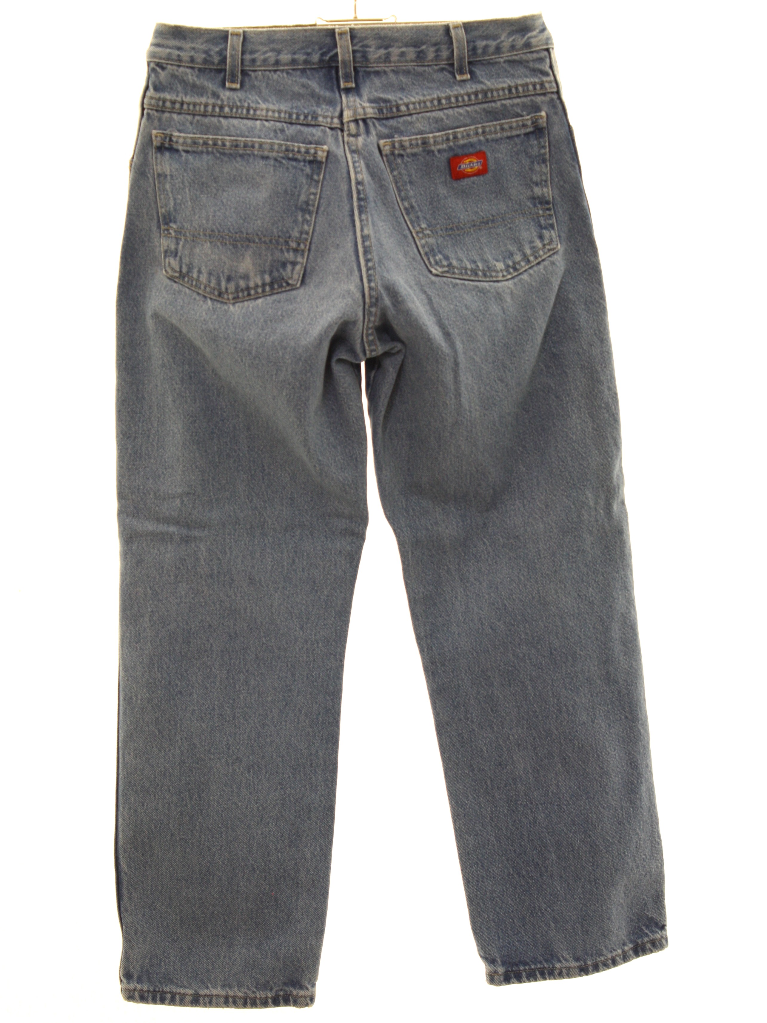 90s Pants (Dickies): 90s -Dickies- Unisexlight blue wash cotton denim ...