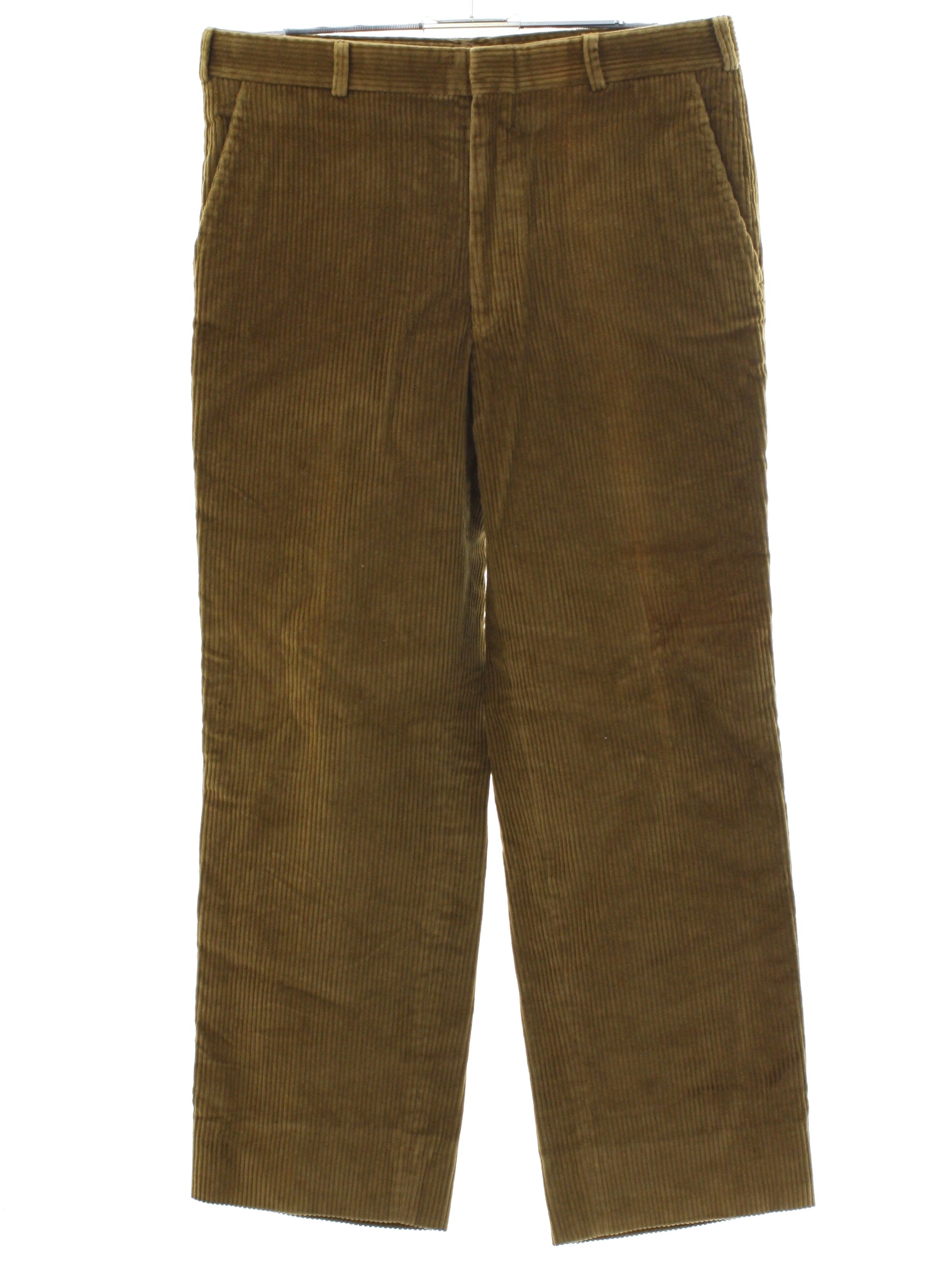 1990's Vintage Lands End Pants: Late 90s -Lands End- Mens copper brown ...
