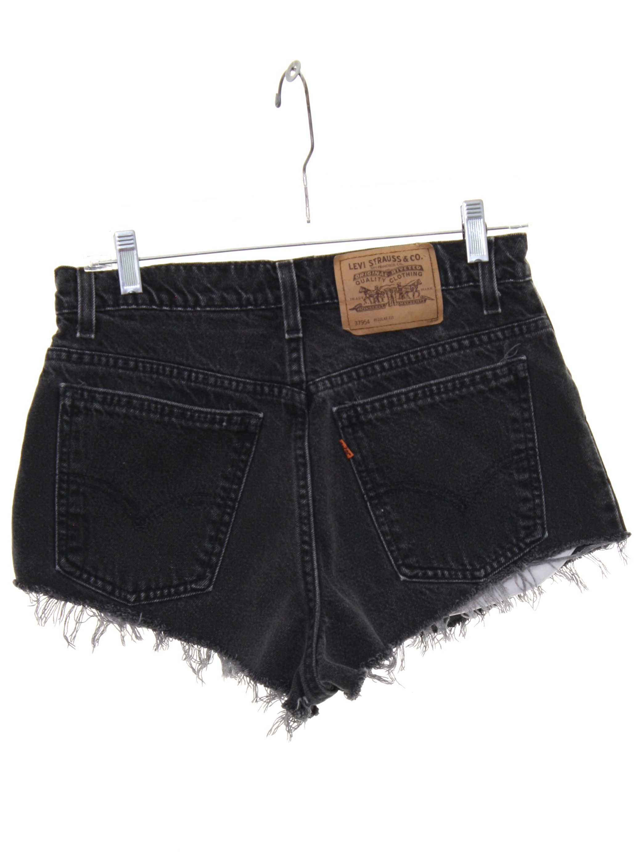 black high waisted levi shorts