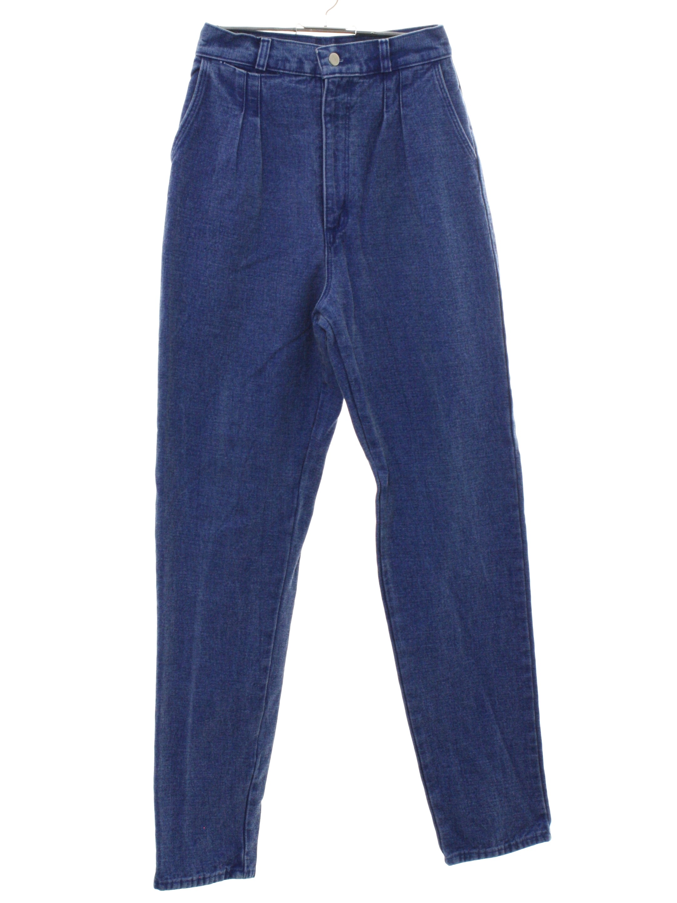 Eighties Size Label Pants: 80s -Size Label- Womens slightly worn blue ...