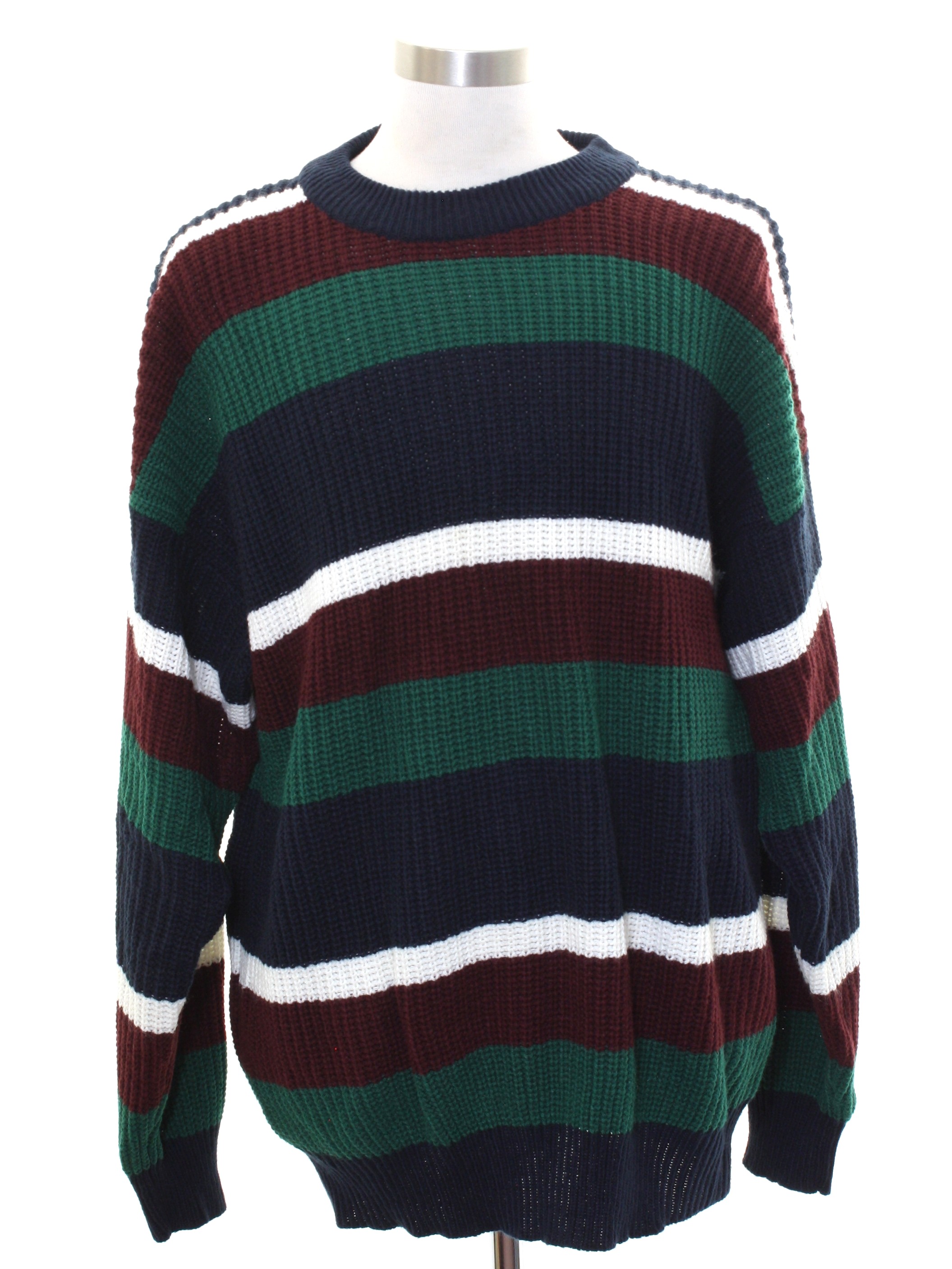 multicolor knit sweater mens