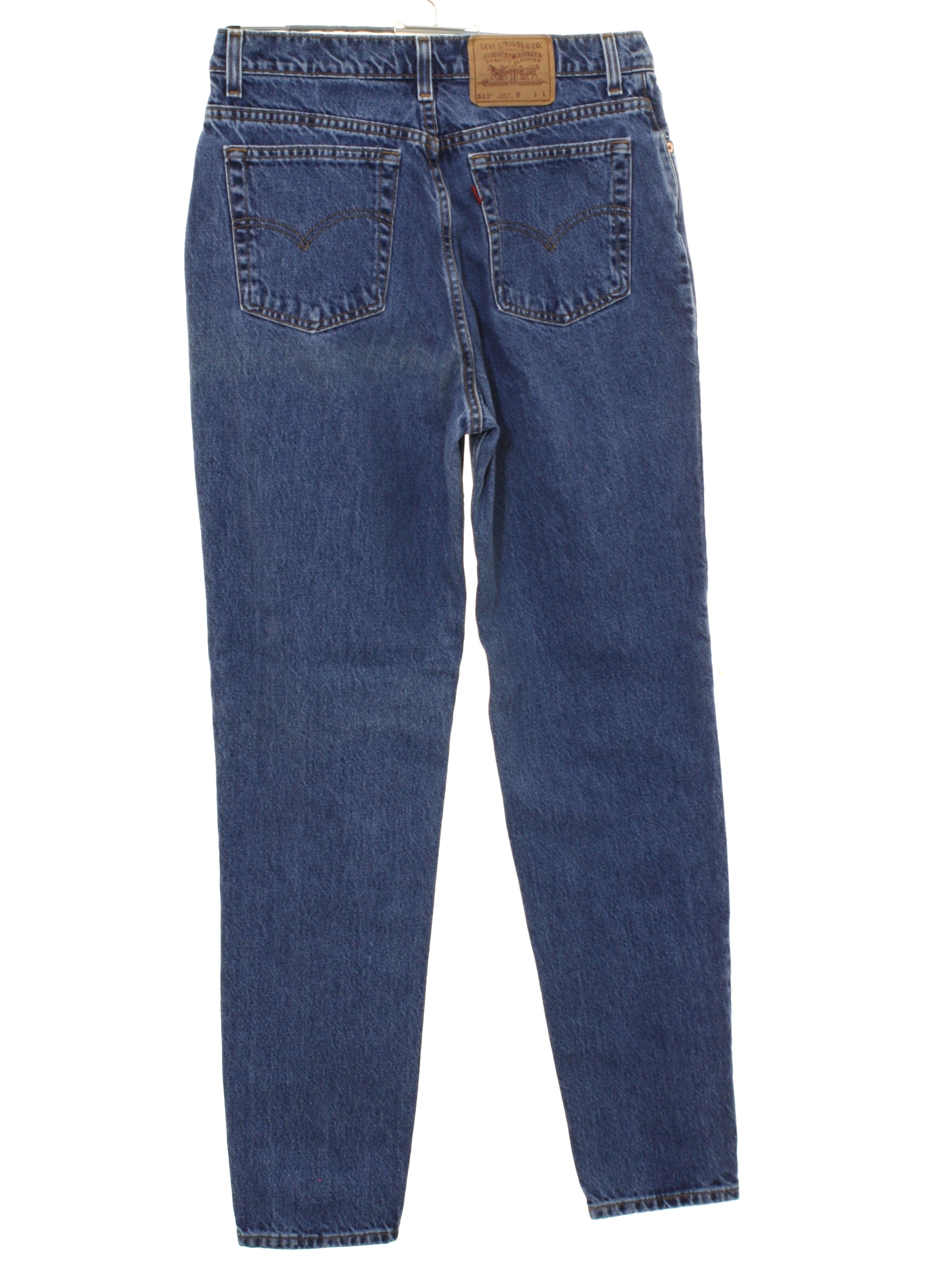 Retro Nineties Pants Early 90s Levis 512 Womens blue cotton