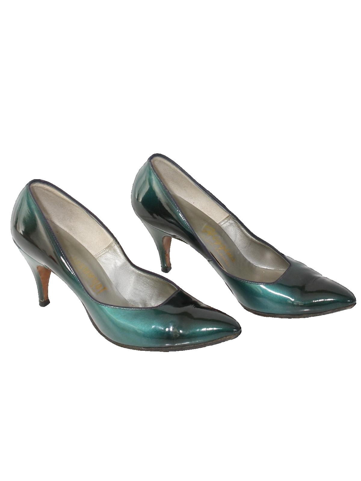 emerald green stilettos