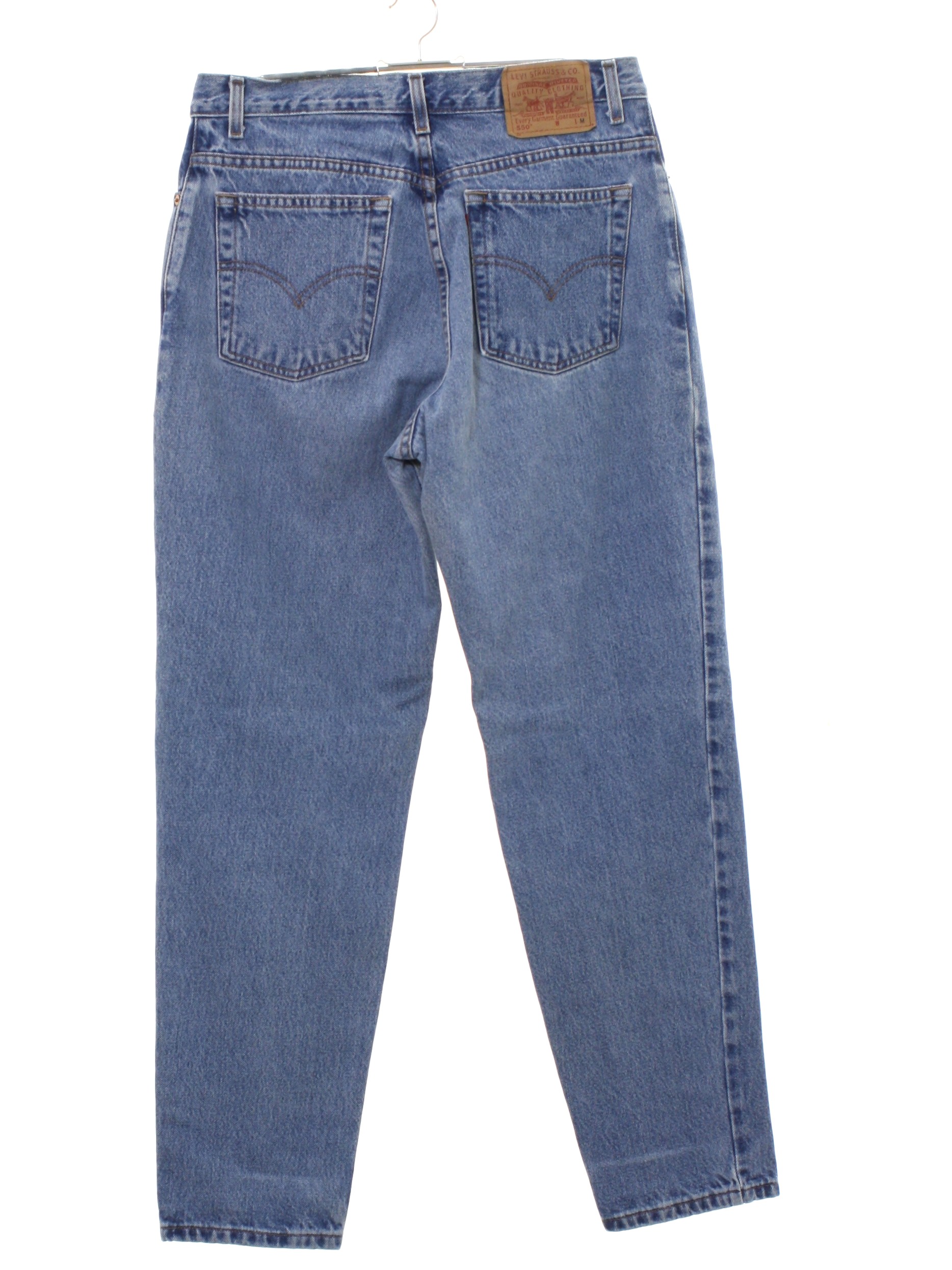 Vintage 90s Pants: Late 90s -Levis 550- Womens slightly faded blue ...