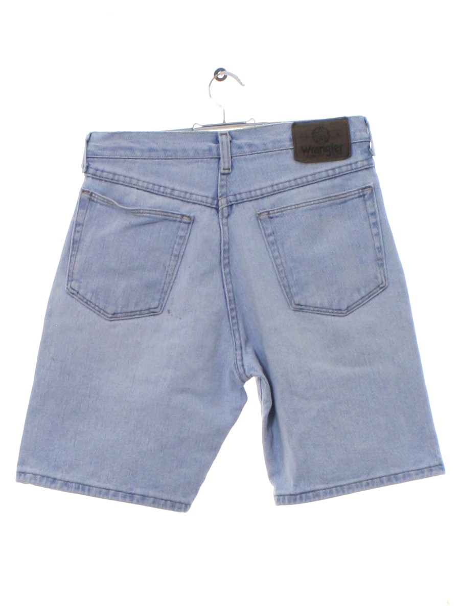 1990's Vintage Wrangler Shorts: 90s -Wrangler- Womens light blue ...