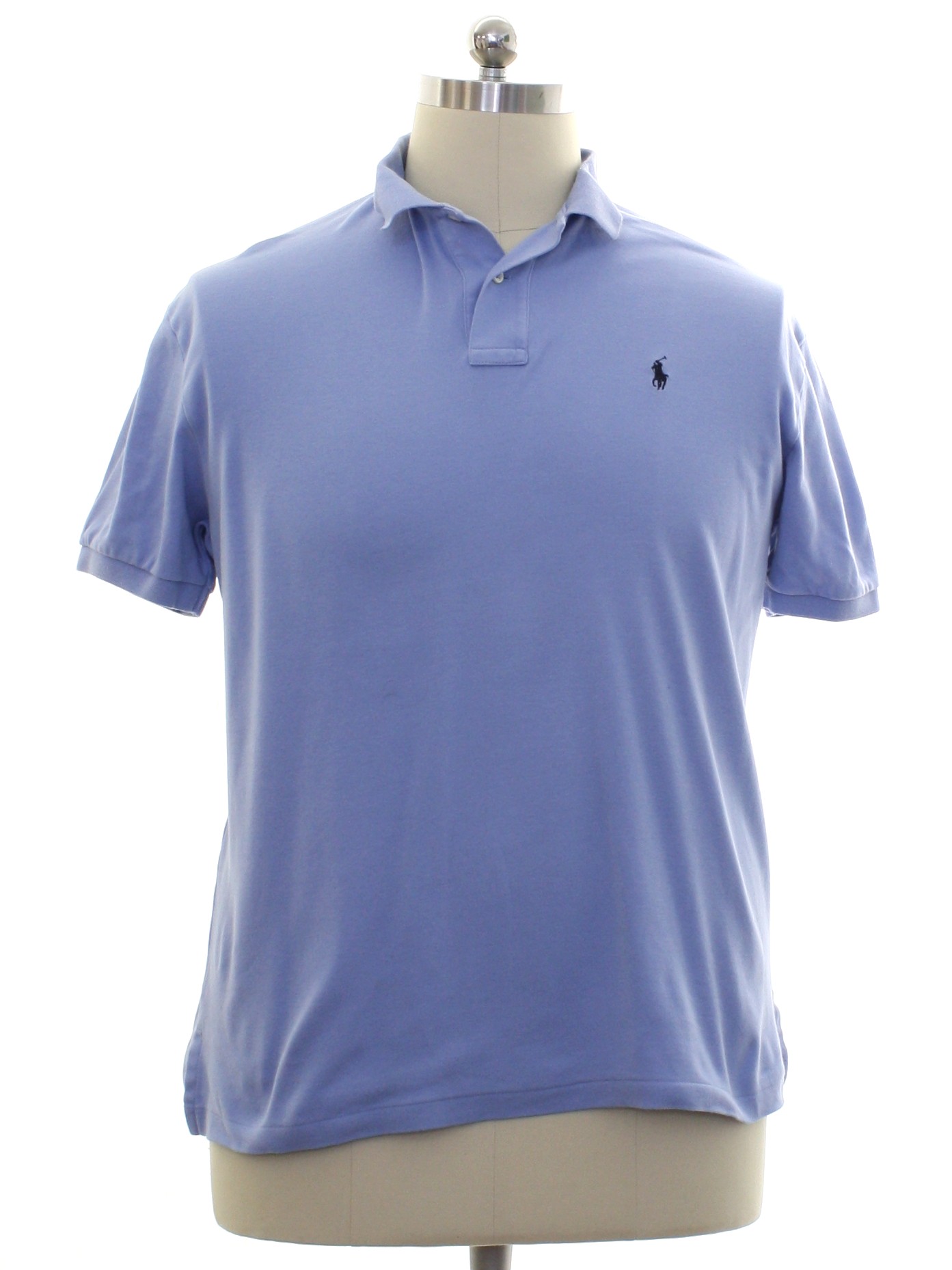 Retro 1990s Shirt: 90s -Polo Ralph Lauren- Mens periwinkle blue soft ...