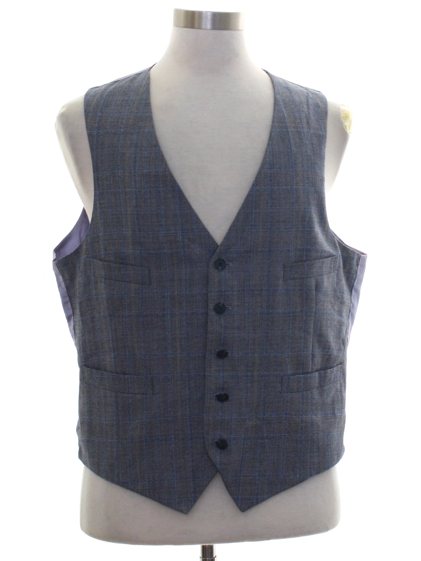 80's Vintage Suit: Late 80s or Early 90s -Care Label- Mens hazy grey ...