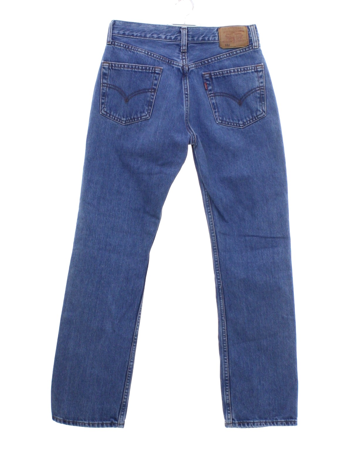 90's Levis 552 Pants: 90s -Levis 552- Womens slightly worn blue cotton ...