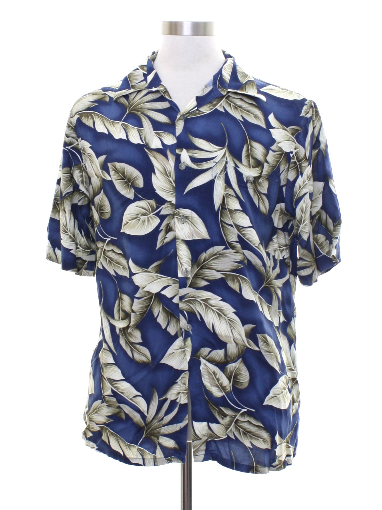 Nineties Croft and Barrow Hawaiian Shirt: 90s -Croft and Barrow- Mens ...