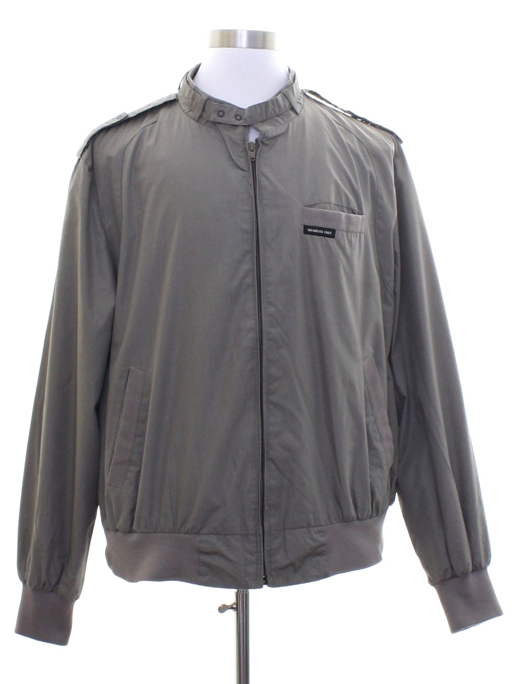 1990's Jacket (Members Only): 90s -Members Only- Mens taupe background ...
