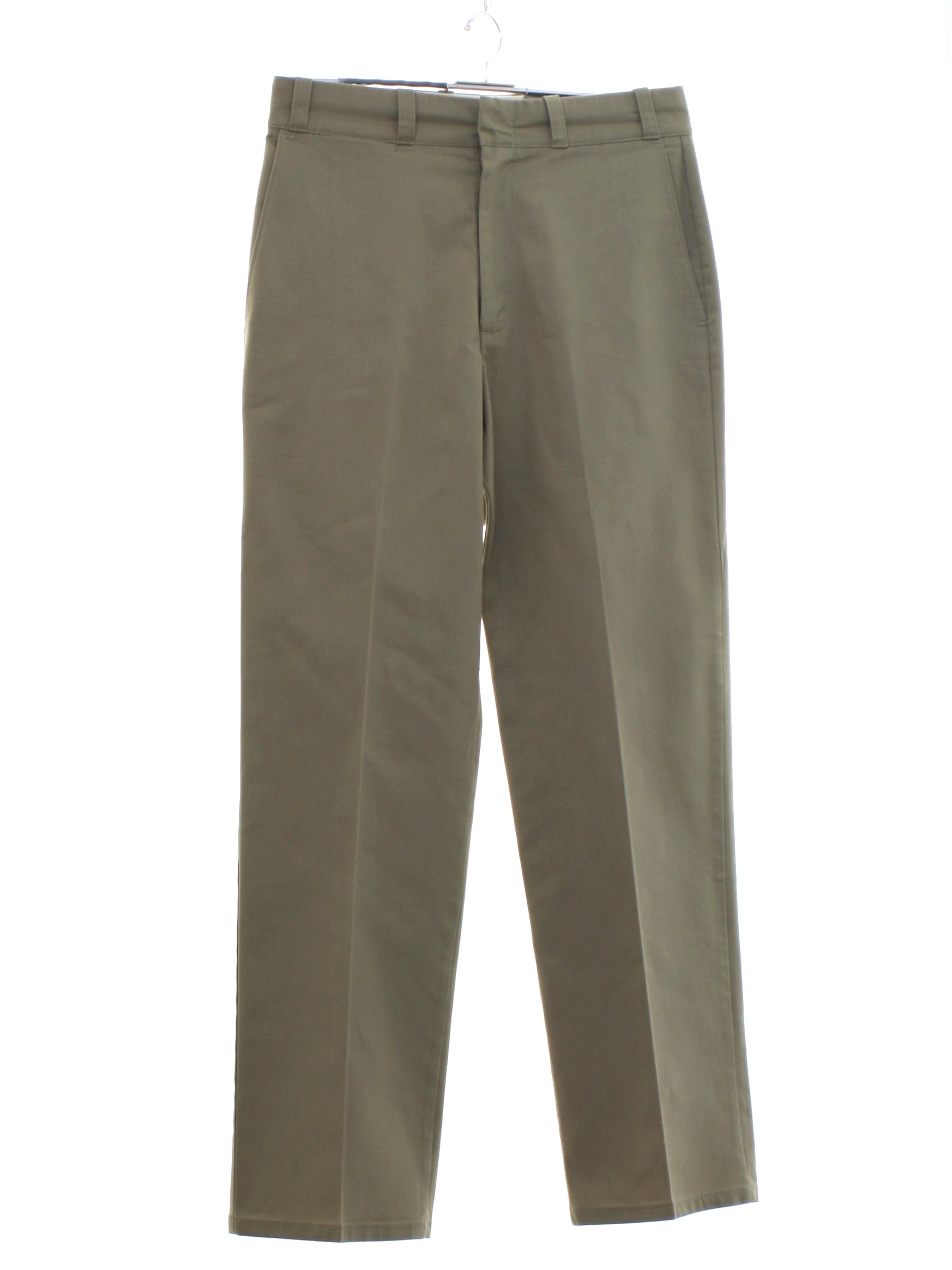 60's Vintage Pants: 60s -Sears Fieldmaster Perma Prest- Mens tan ...