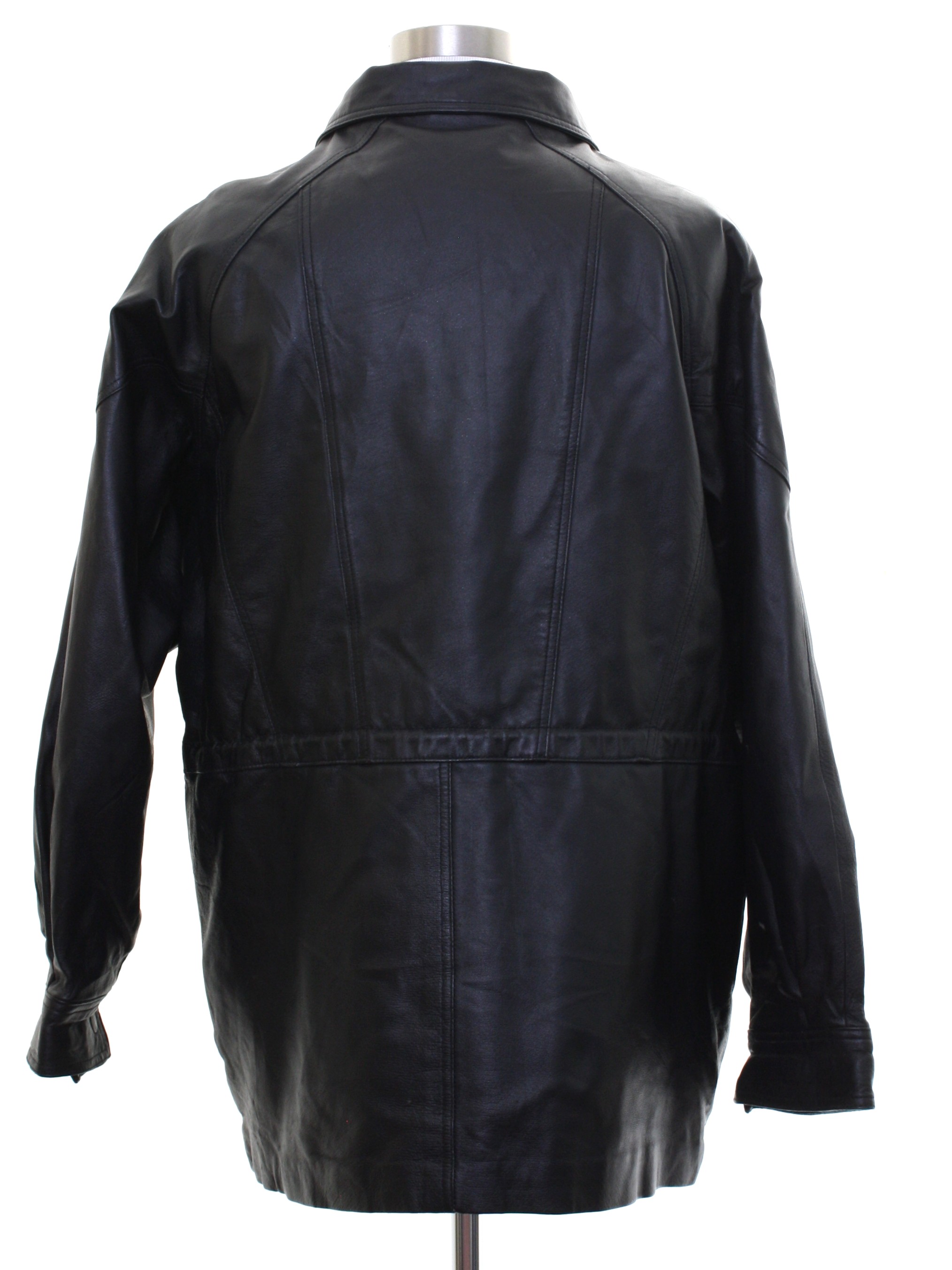St john's bay leather coat deals