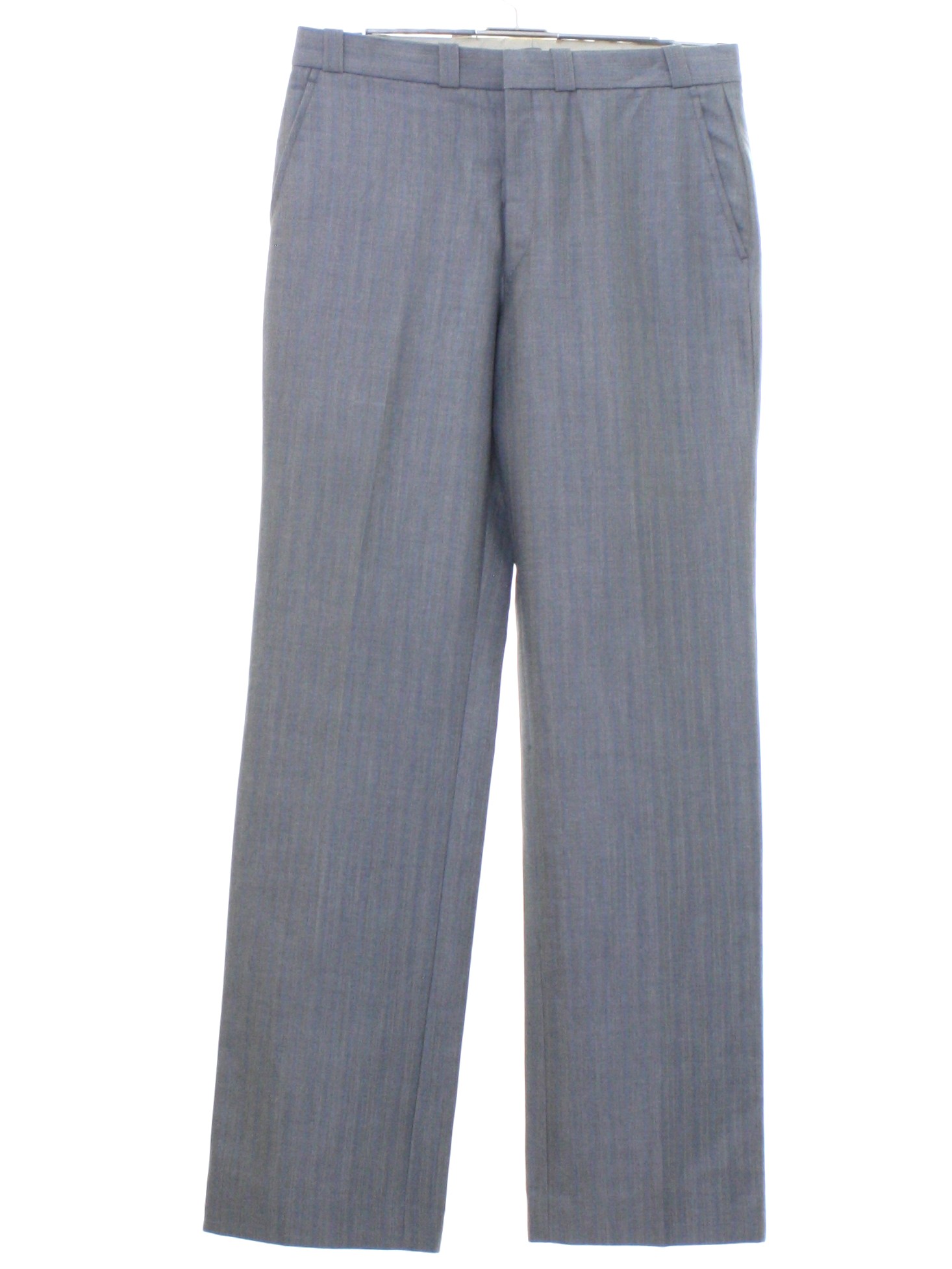 Retro 1960's Pants: 60s style (made in 80s) -No Label- Mens gray and ...