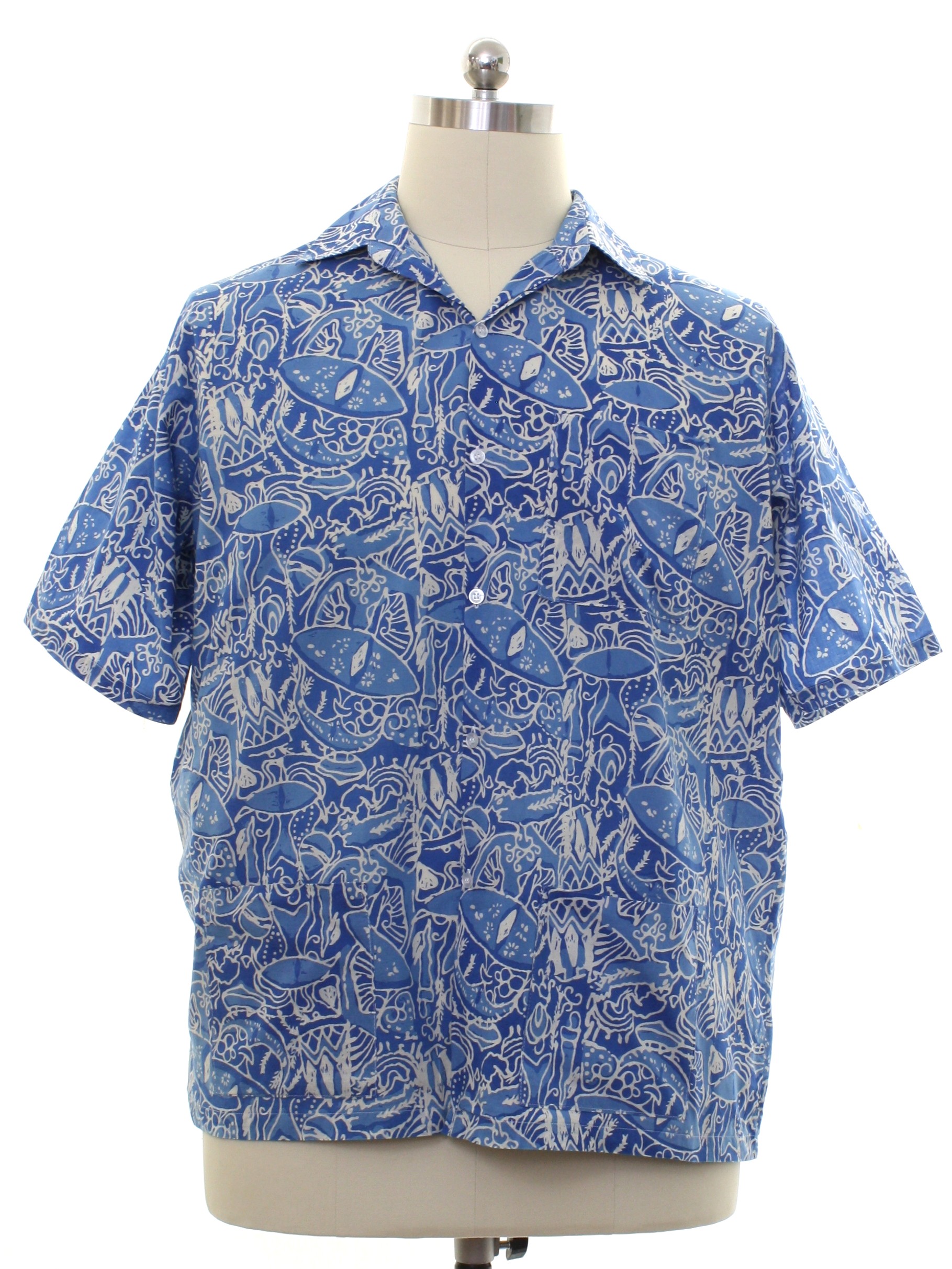 1980's Vintage Penang Batik Factory Shirt: 80s -Penang Batik Factory ...