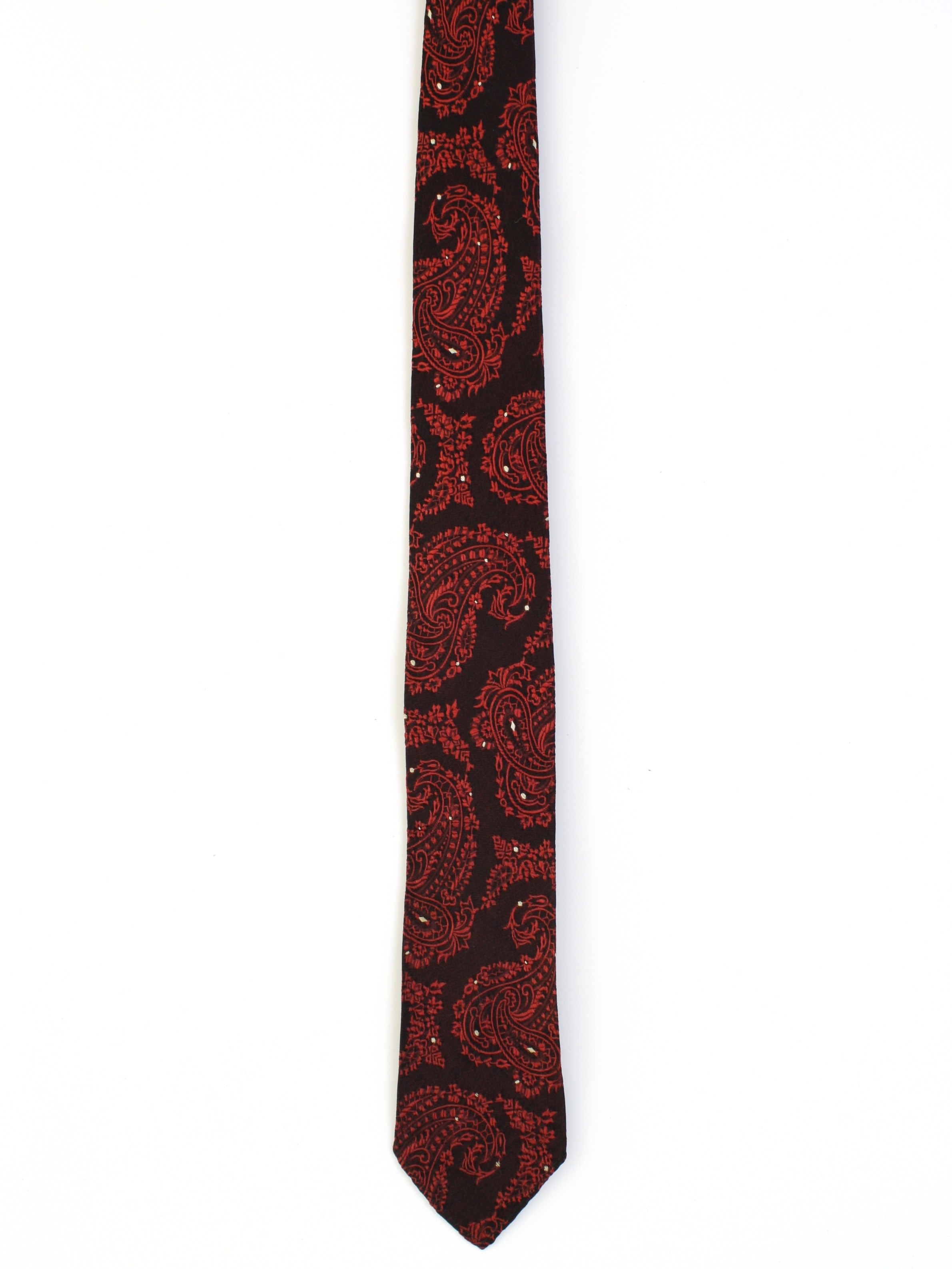 Arrow 60's Vintage Neck Tie: 60s -Arrow- Mens sheeny black background ...