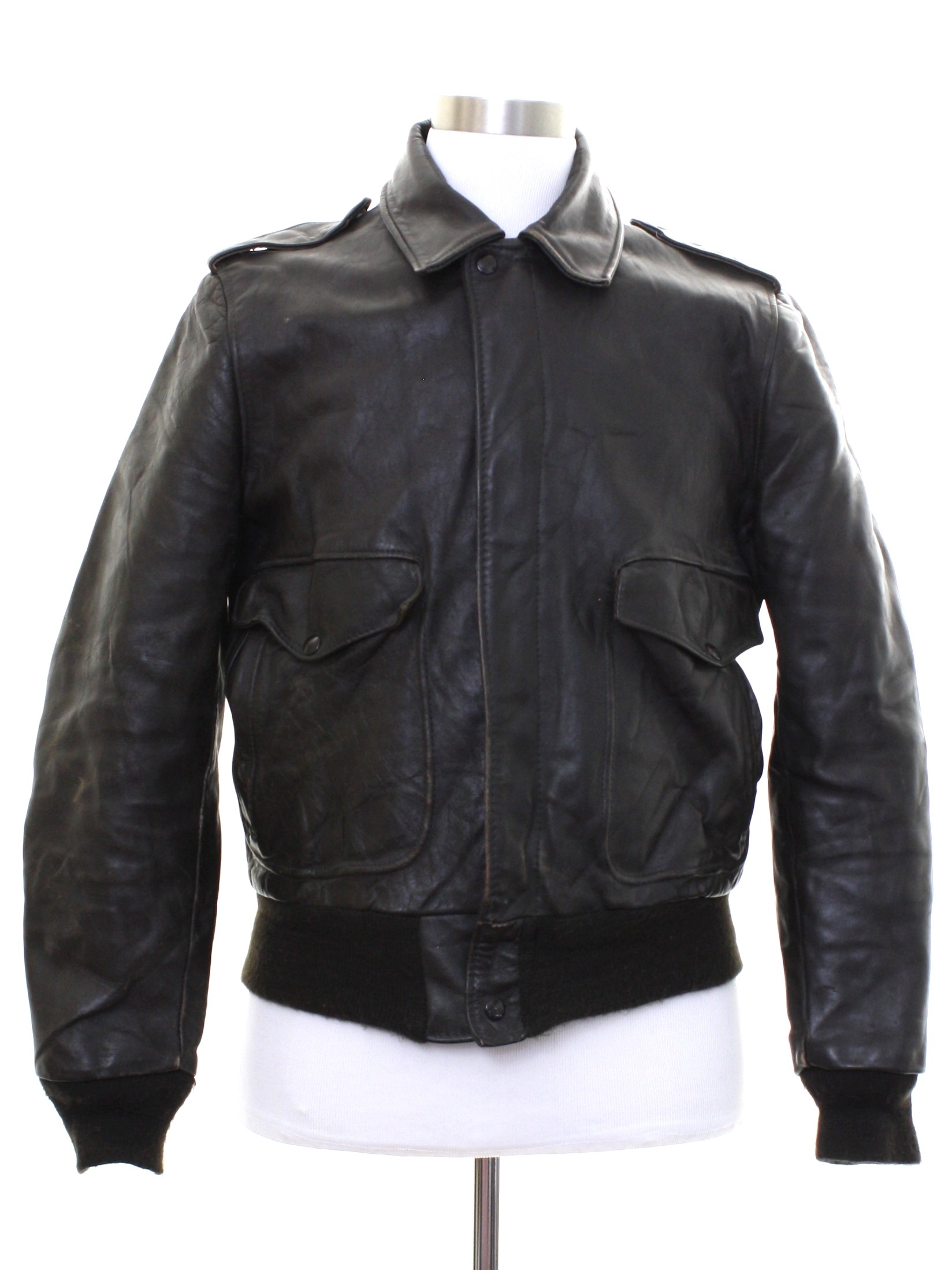Flight Jacket 1970's Leather Jacket