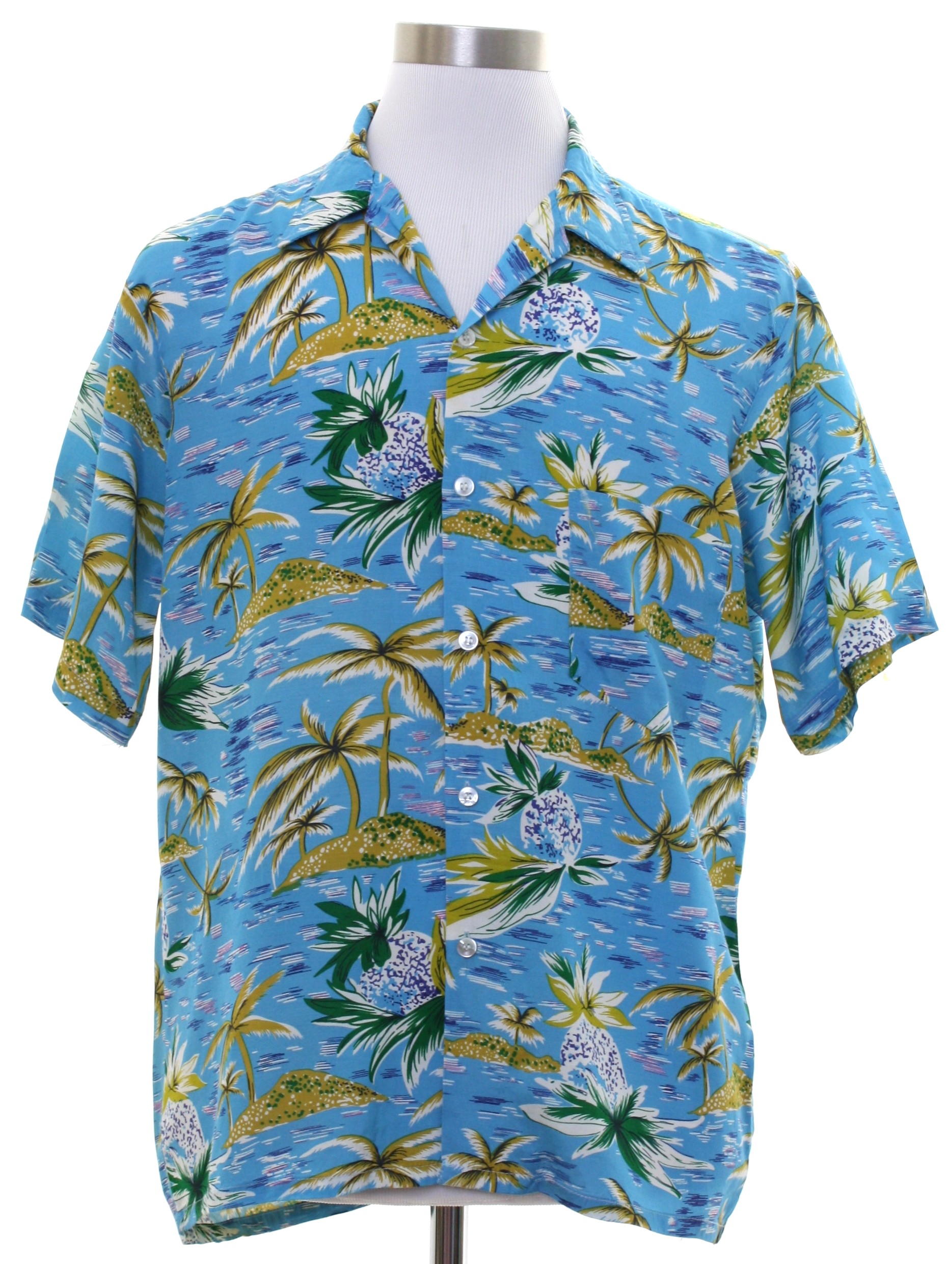 Sixties Hawaiian Shirt: Early 60s -National Sport Shirt by Manhattan ...