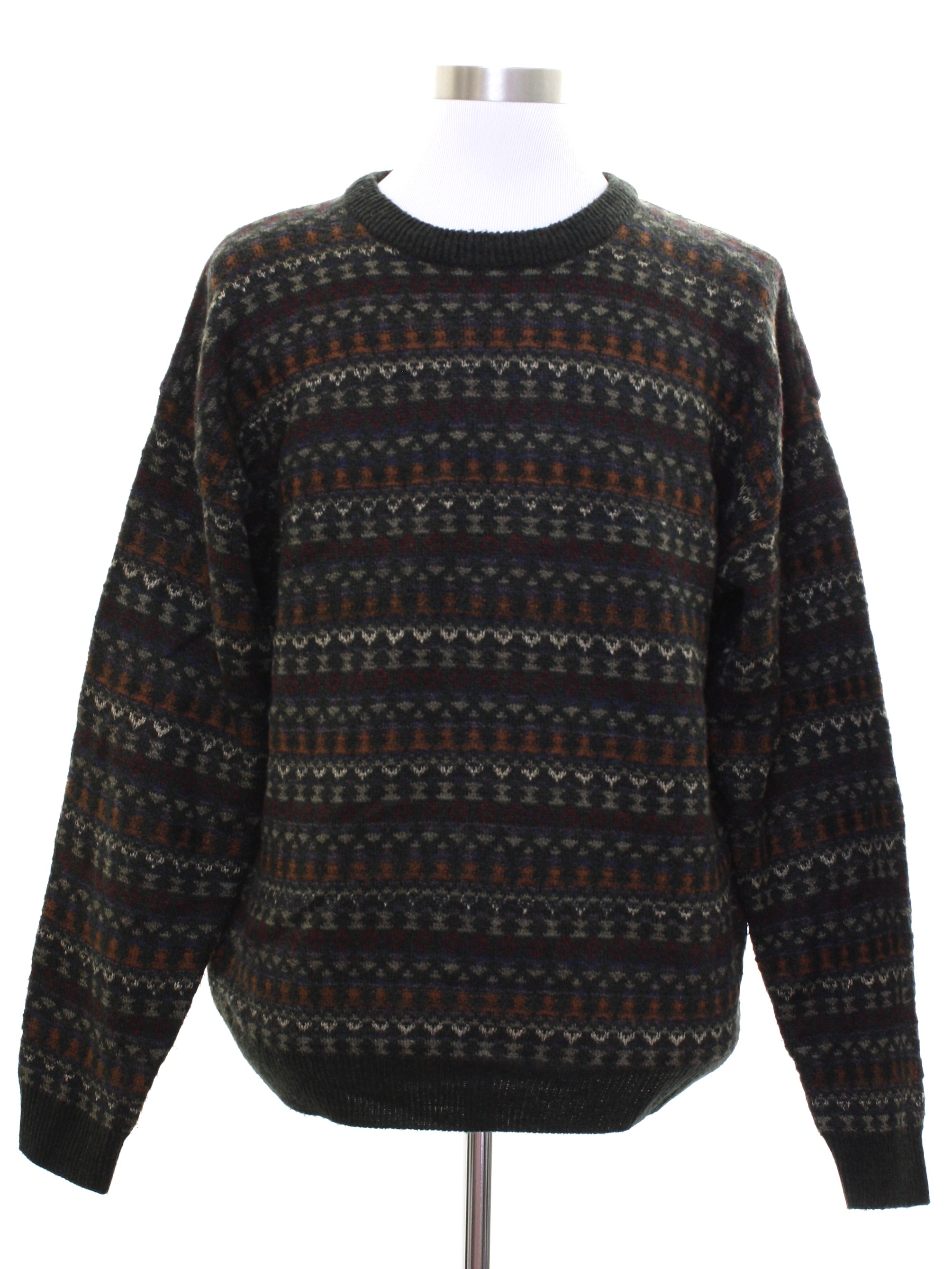 Towncraft 90's Vintage Sweater: 90s -Towncraft- Mens dark forest green ...