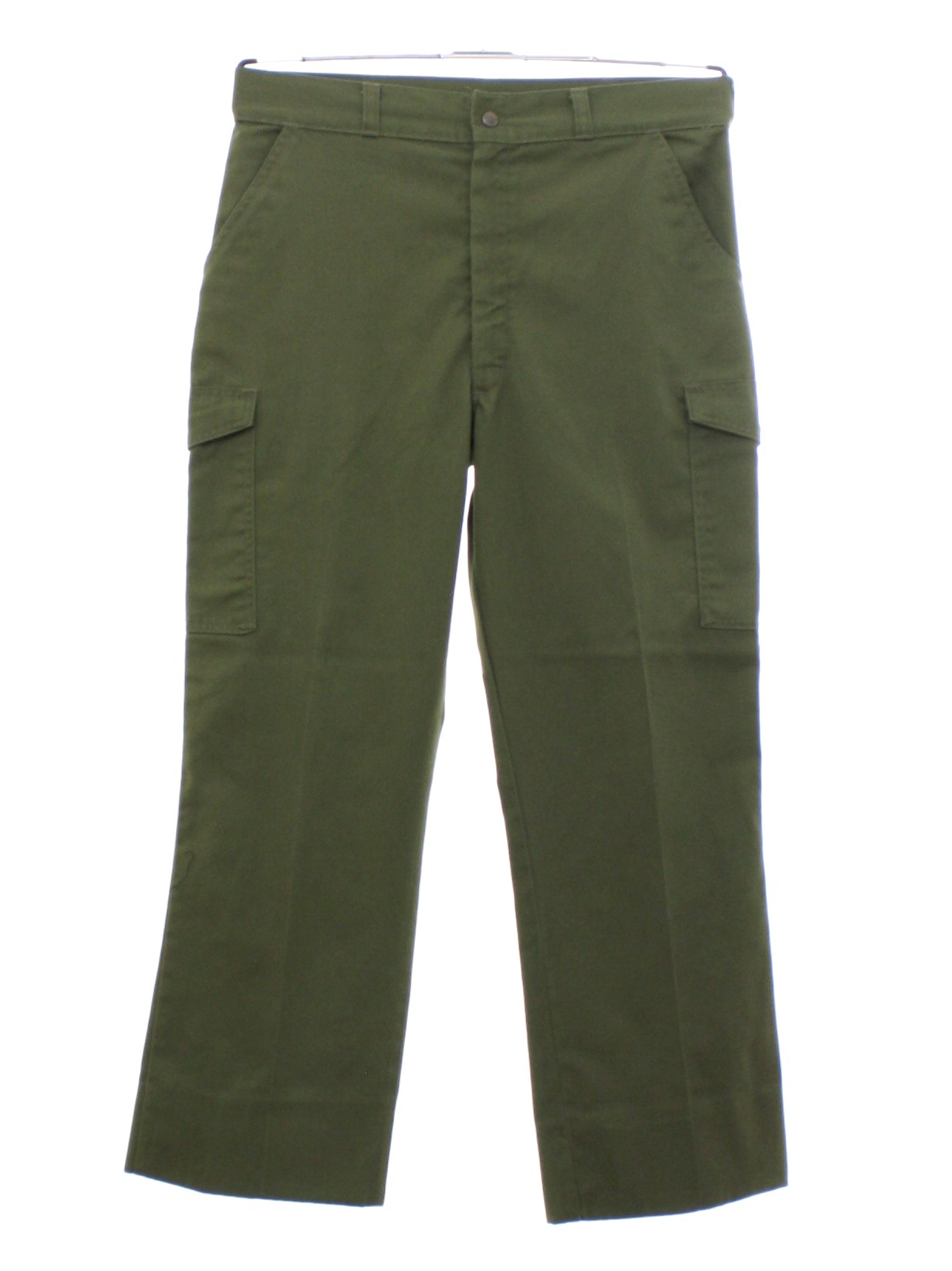 Retro 80's Pants: 80s -Boy Scouts of America- Mens khaki green solid ...