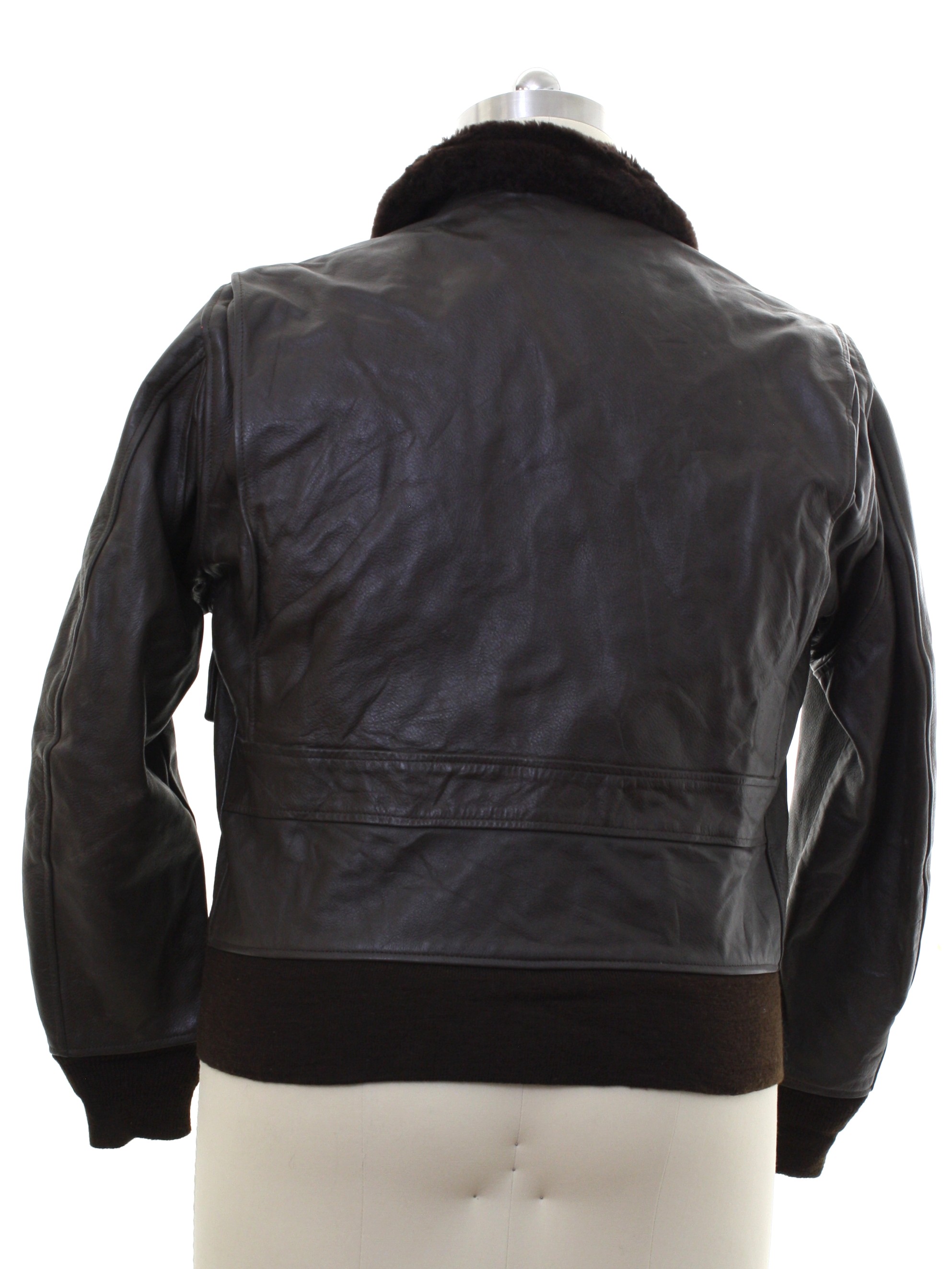 G-1 cowhide leather flight jacket BLK XL メンズ
