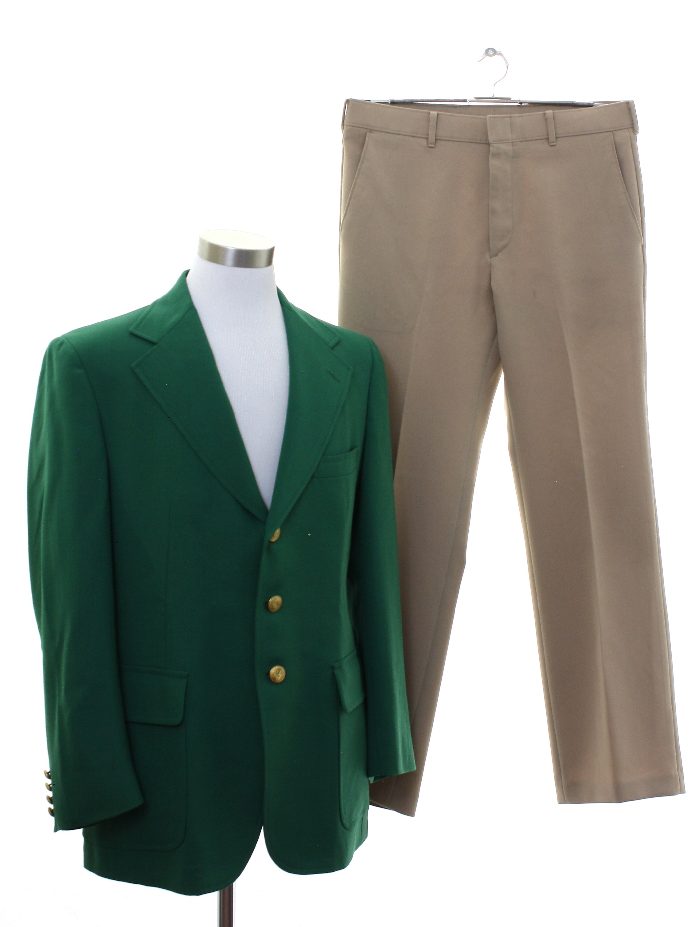 1970's Disco Suit (Chaps by Ralph Lauren): 70s style (made in 80s