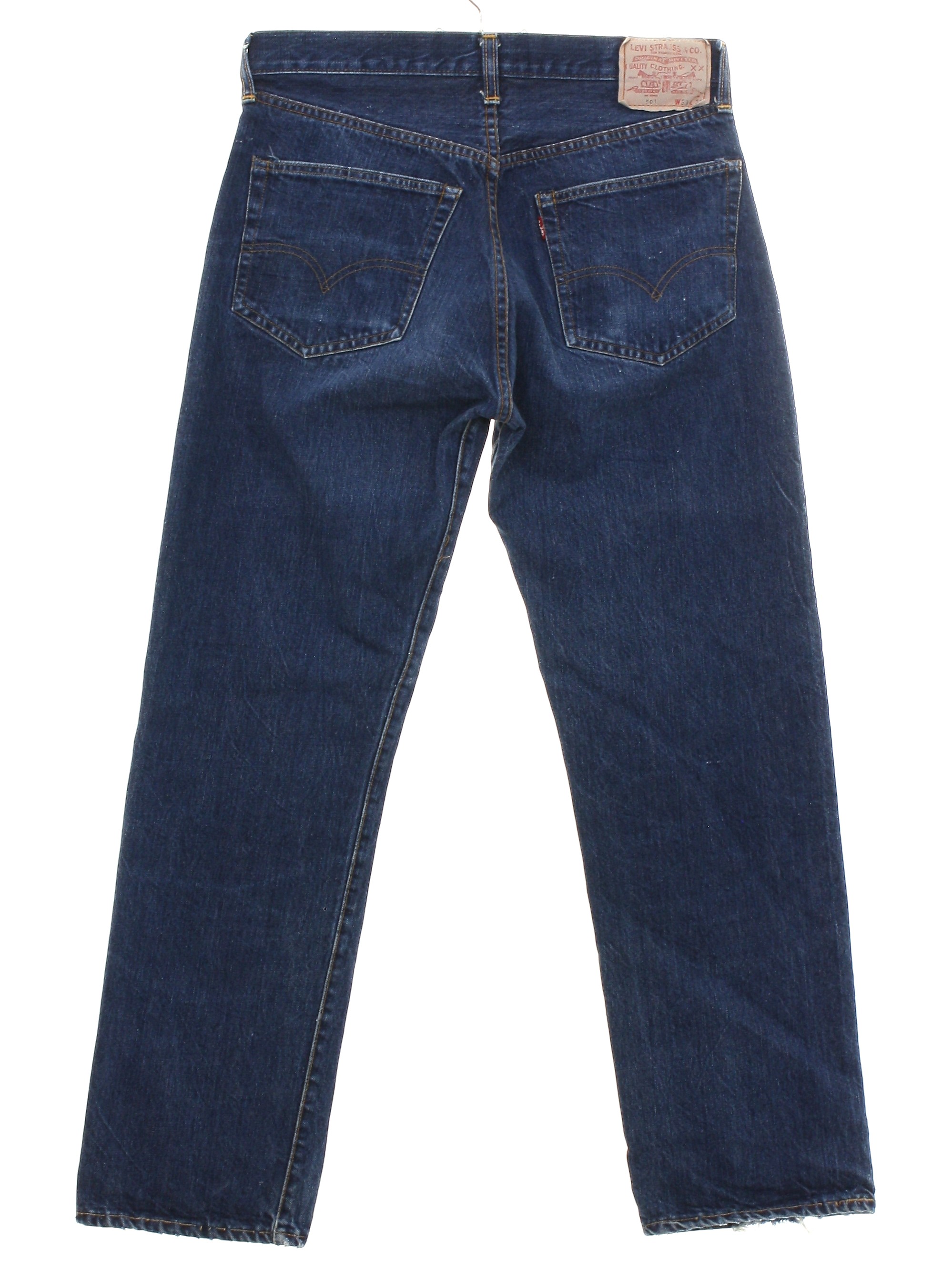 Levis 501s Sixties Vintage Pants: 60s -Levis 501s- Mens dark blue ...