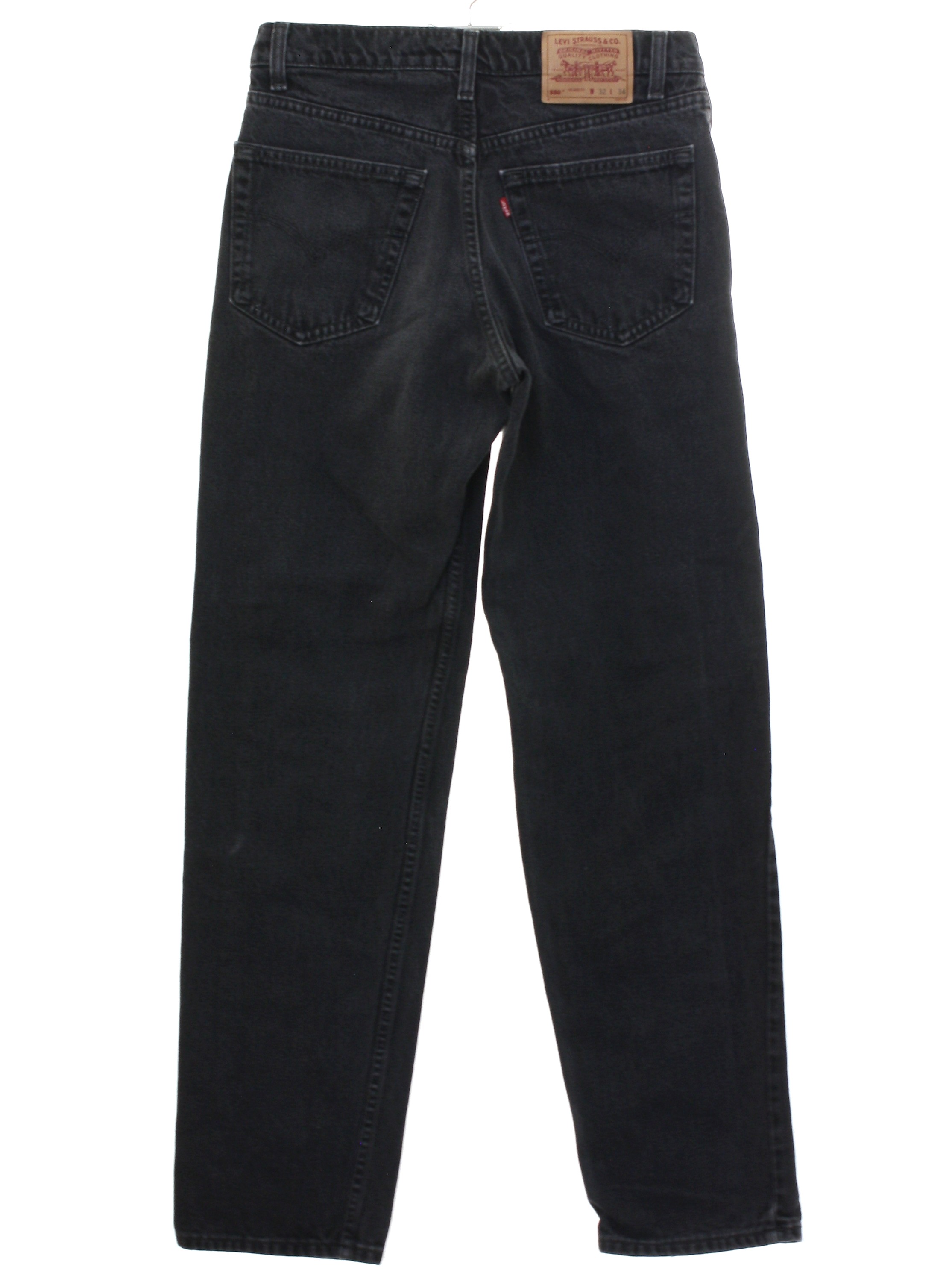 levis 550 mens jeans black