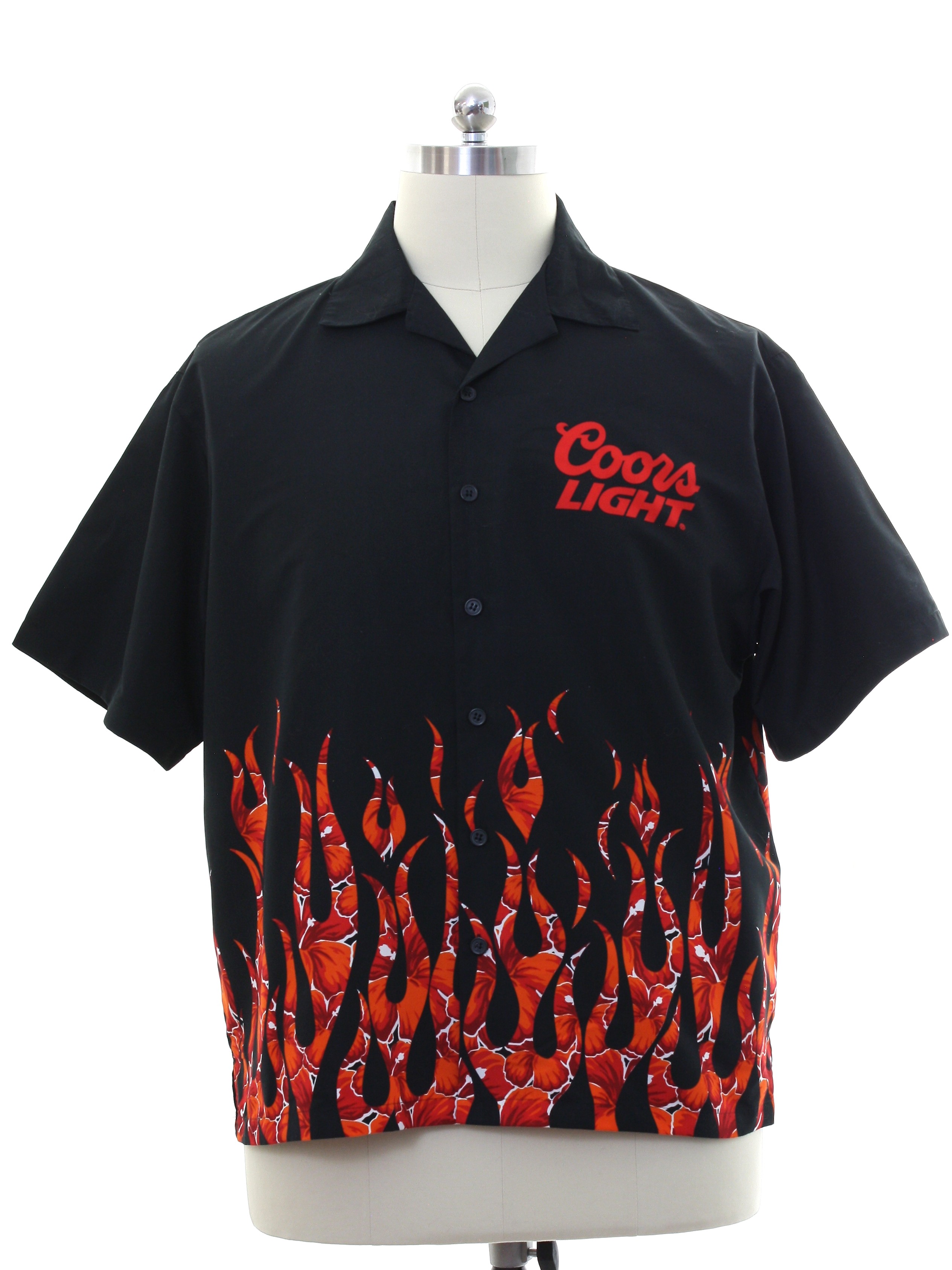 coors light button down shirt
