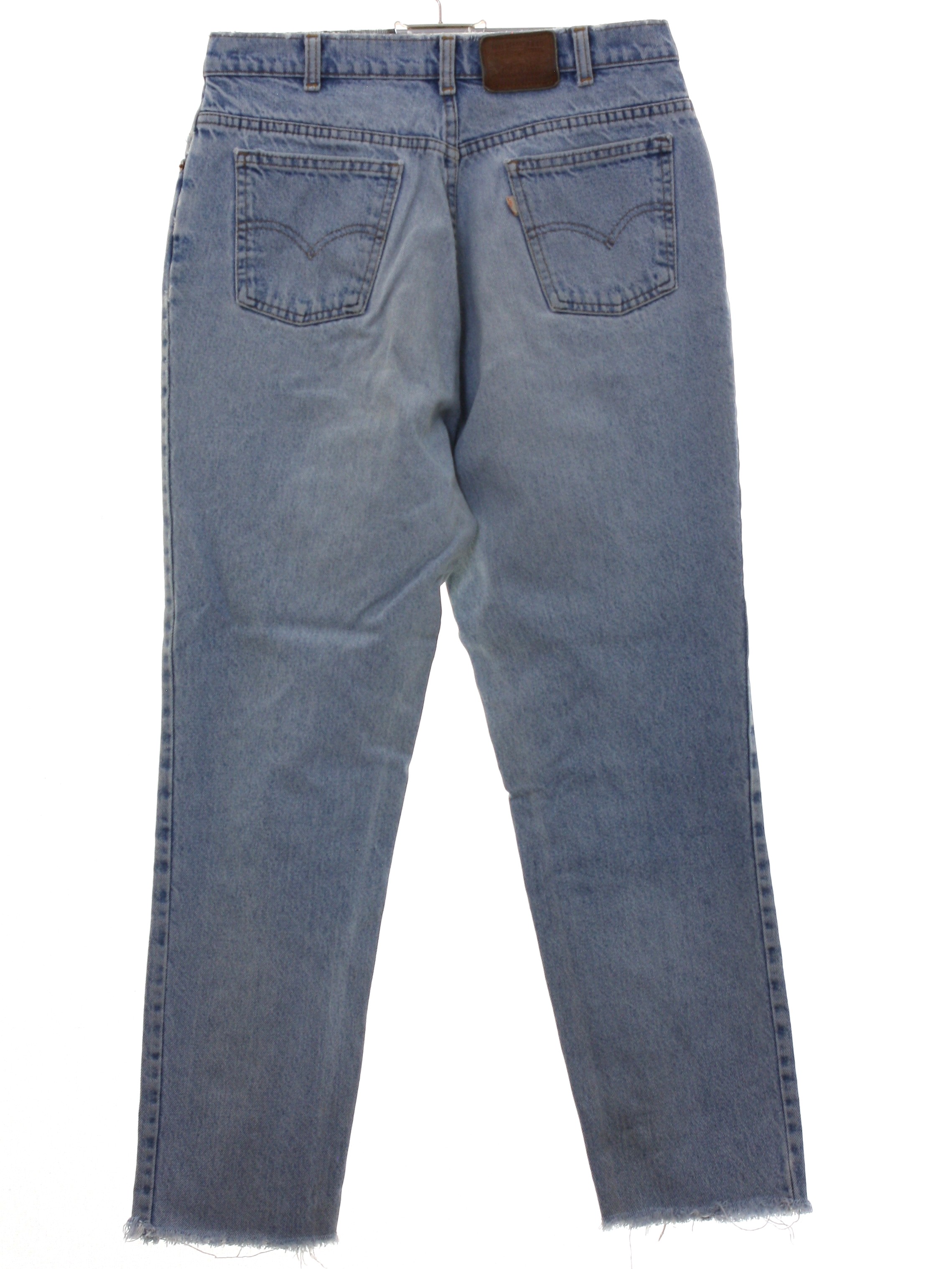 Retro Eighties Pants: 80s -Levis- Womens stone washed heavily faded and ...