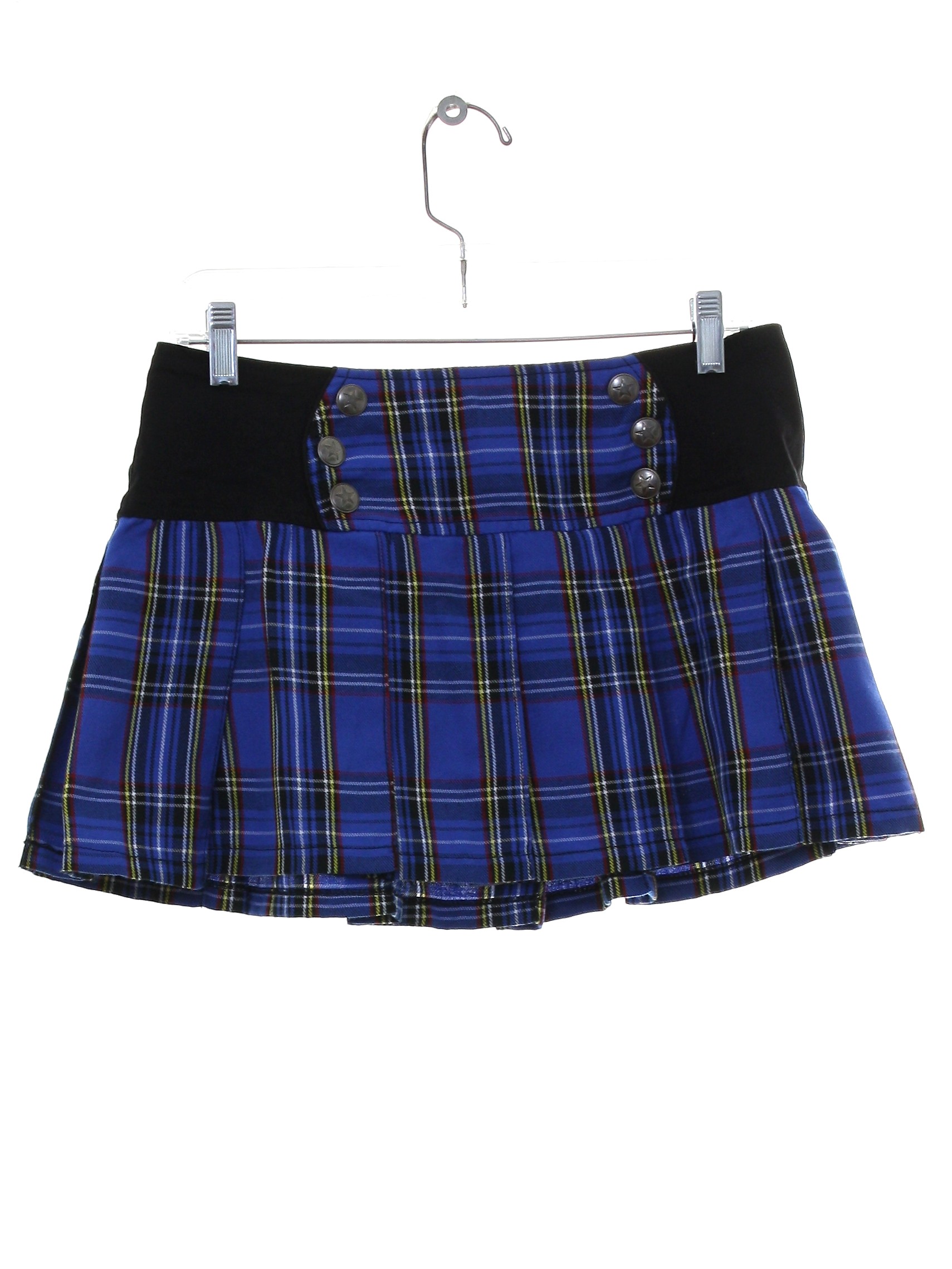 Royal Blue Plaid Mini Skirt | lupon.gov.ph