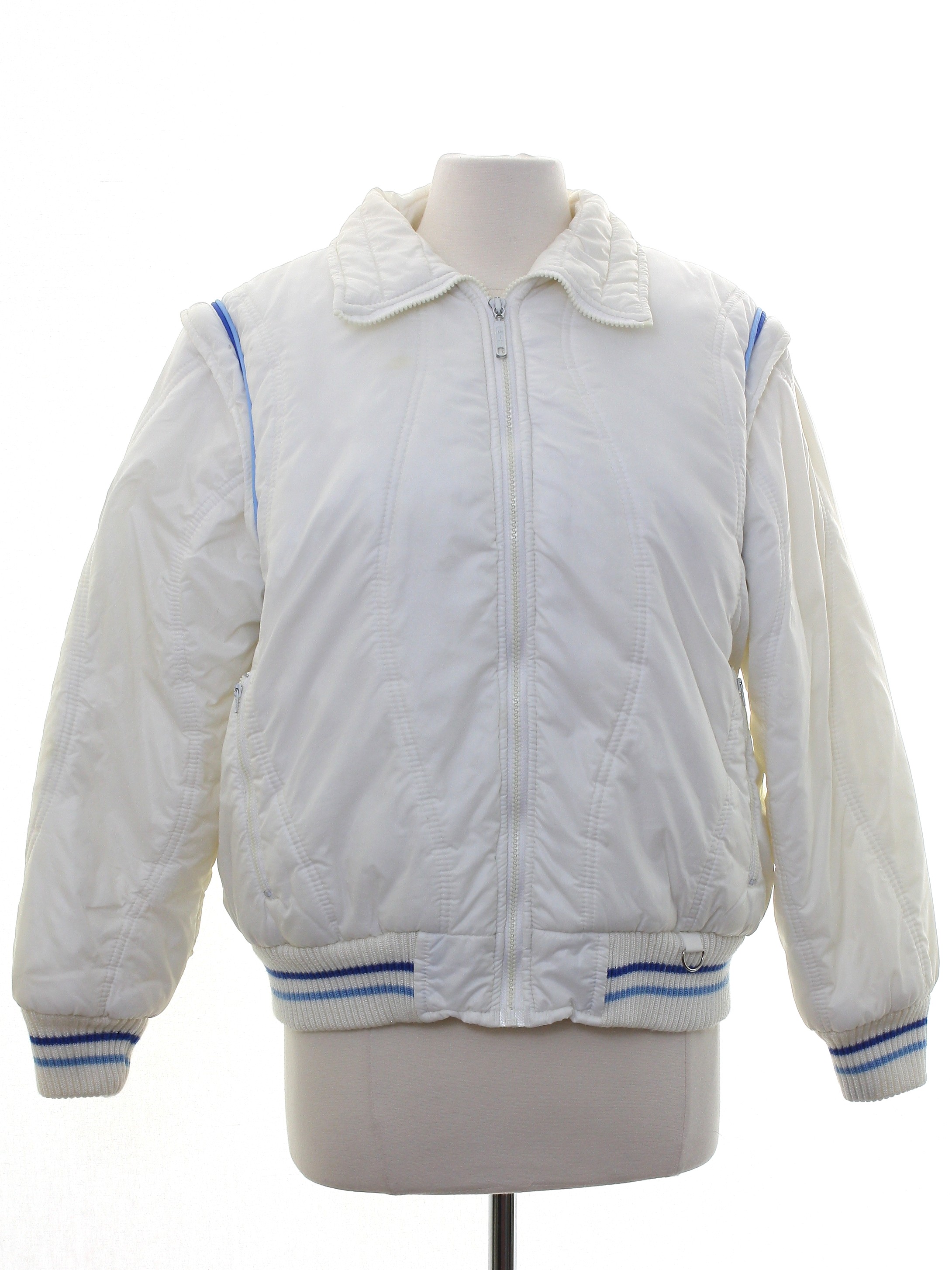 Ski Jacket - Ski jacket in white nylon