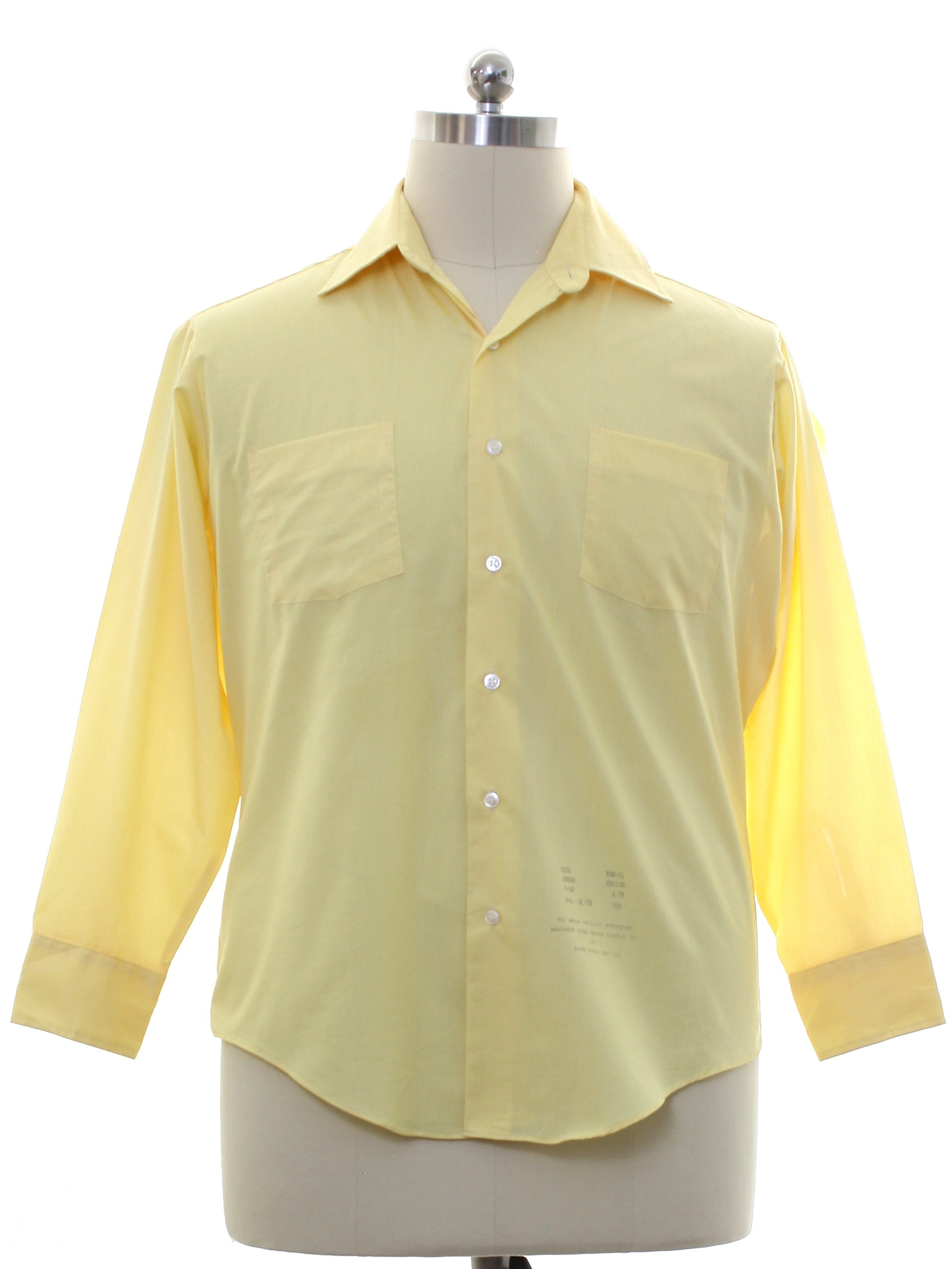 1960's Vintage Sears Shirt: 60s style (made in 70s) - Sears- Mens ...
