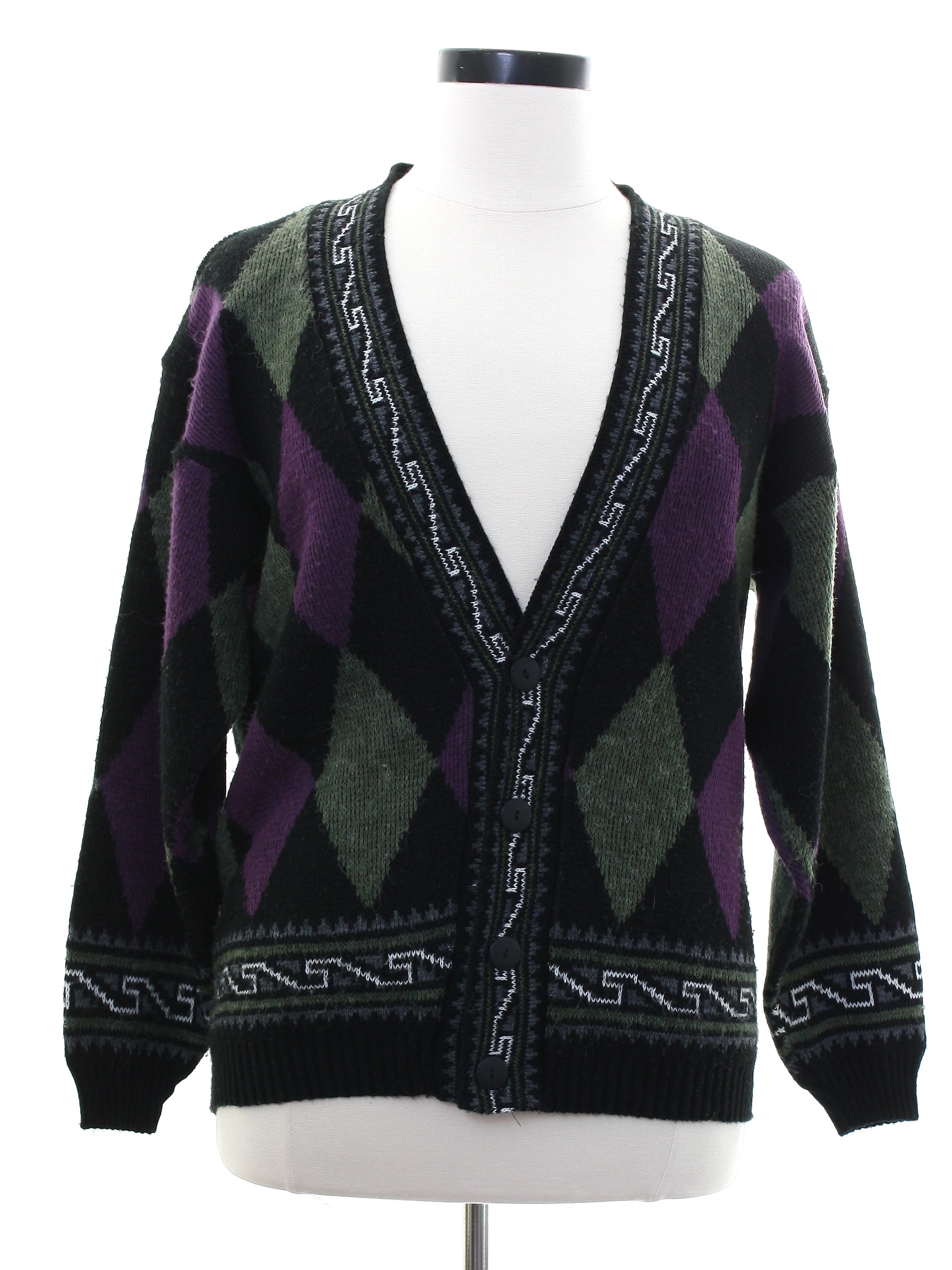 Vintage Adele Knitwear 1980s Caridgan Sweater: 80s -Adele Knitwear ...